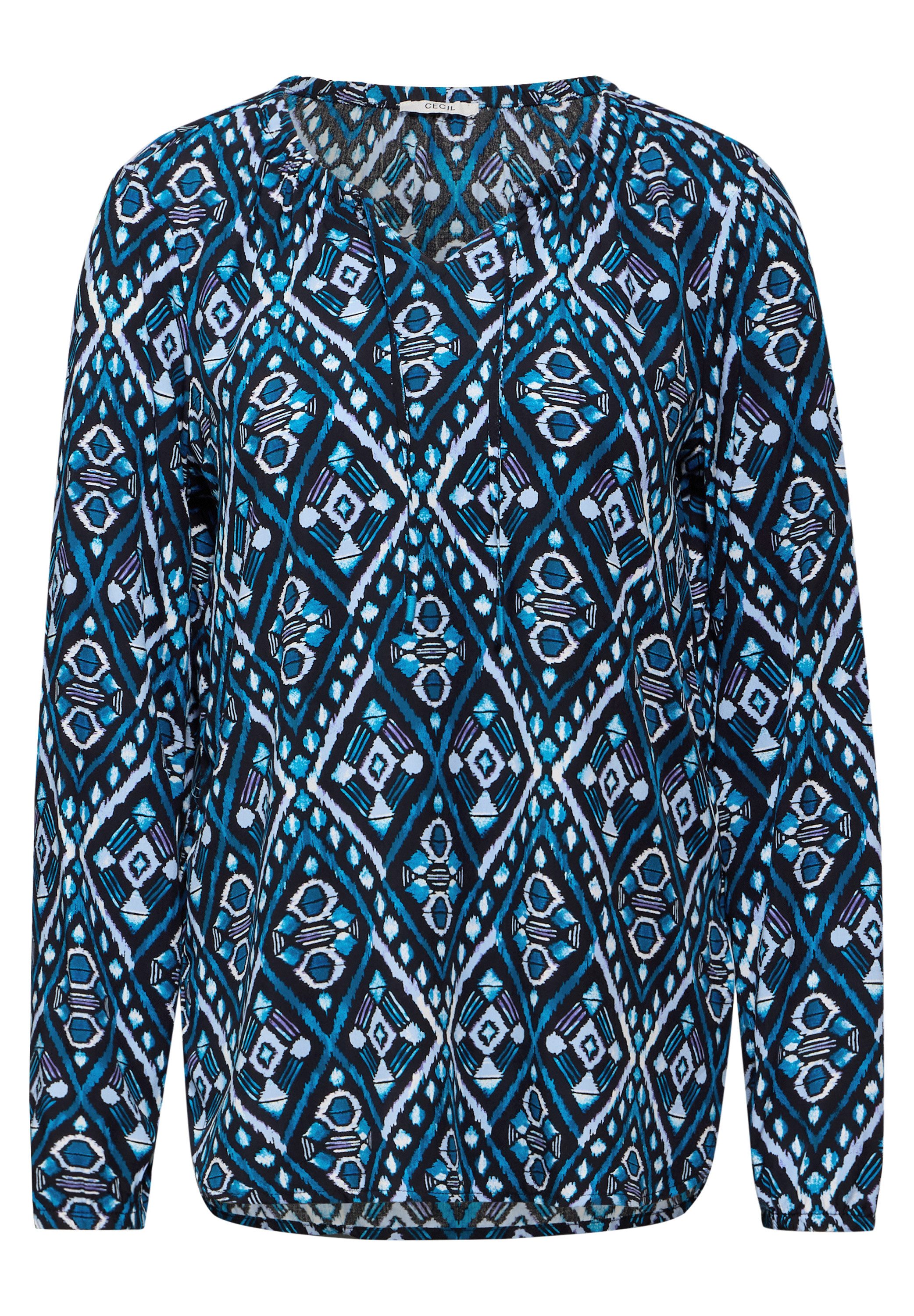 Cecil Blouse met lange mouwen met ingesneden hals