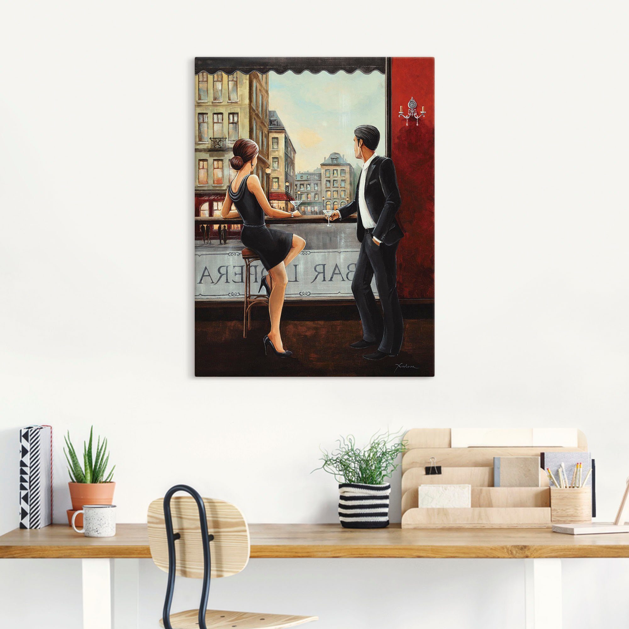 Artland Artprint Beer als artprint van aluminium, artprint voor buiten, artprint op linnen, poster, muursticker