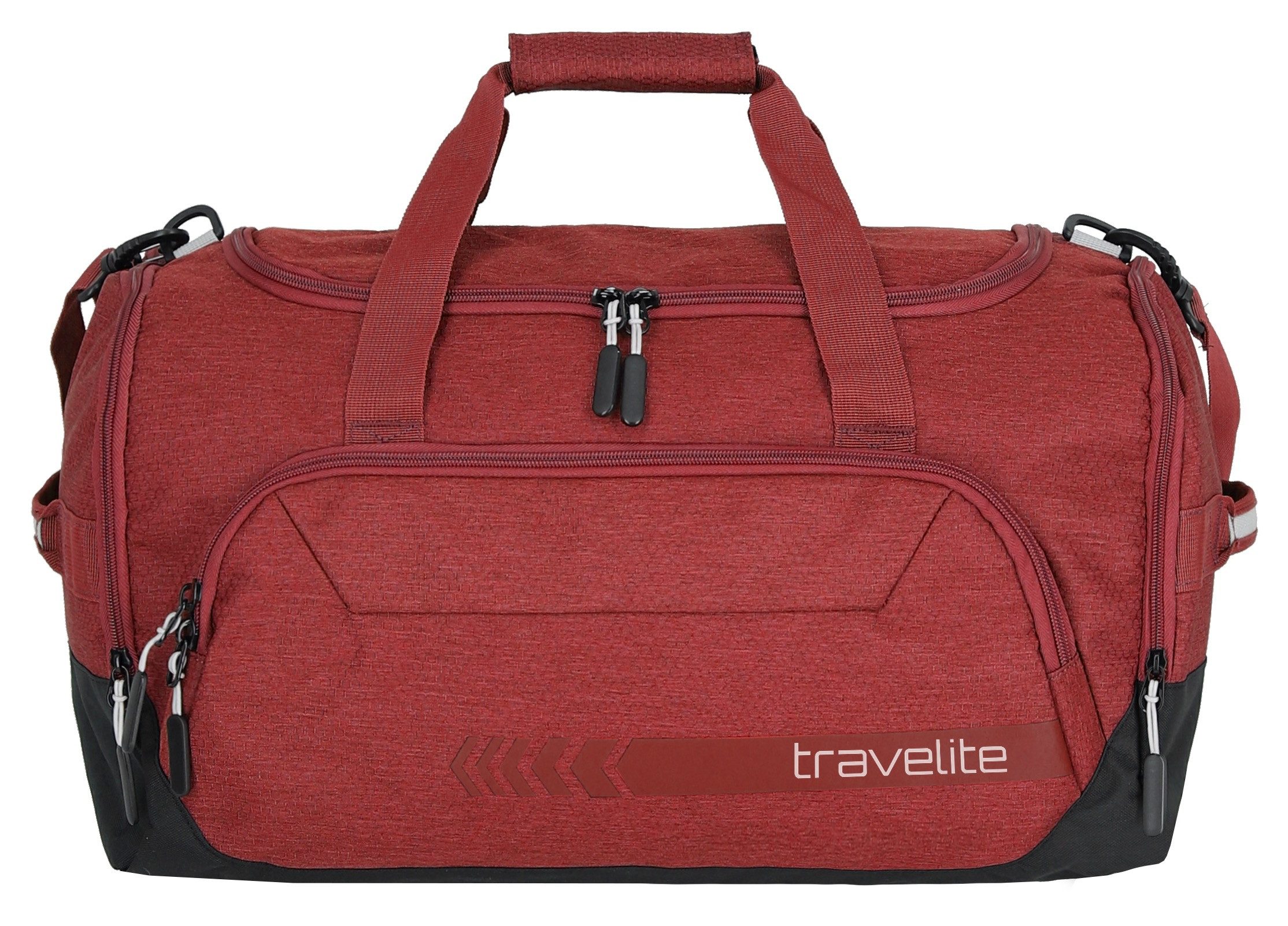 travelite Reistas KICK OFF, verschillende maten en kleuren Reisbagage sporttas vrijetijdstas met opsteekfunctie unisex reistassen maat 29 cm rood