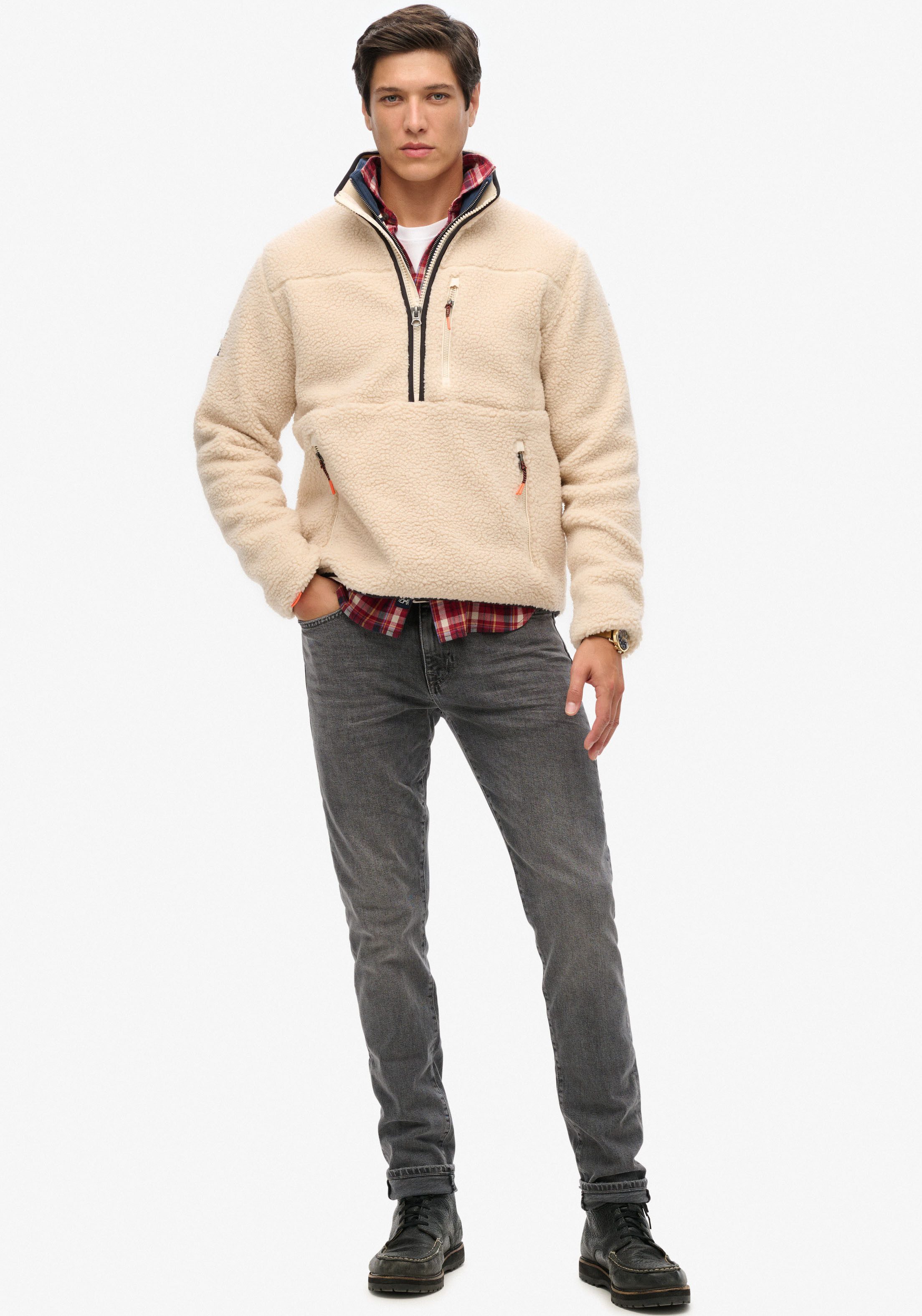 Superdry Fleecetrui OUTDOOR FLEECE HALF ZIP