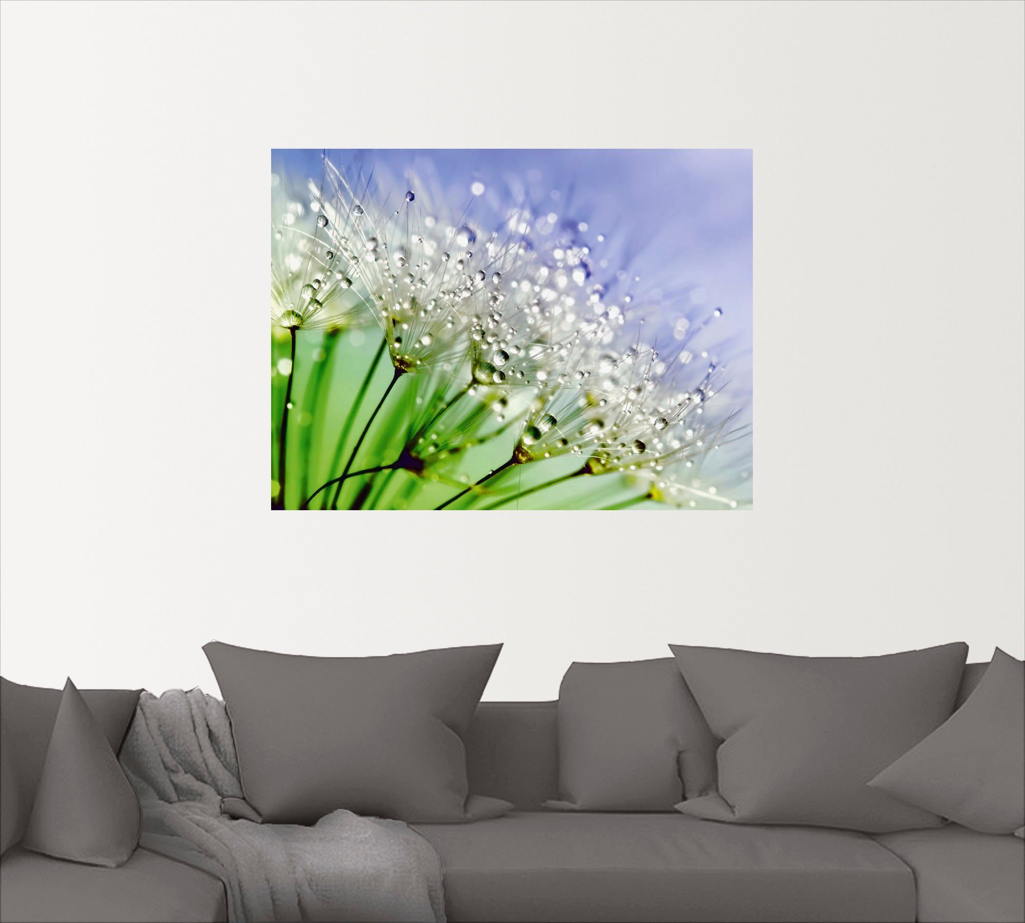 Artland artprint Glitzernde Pusteblume III