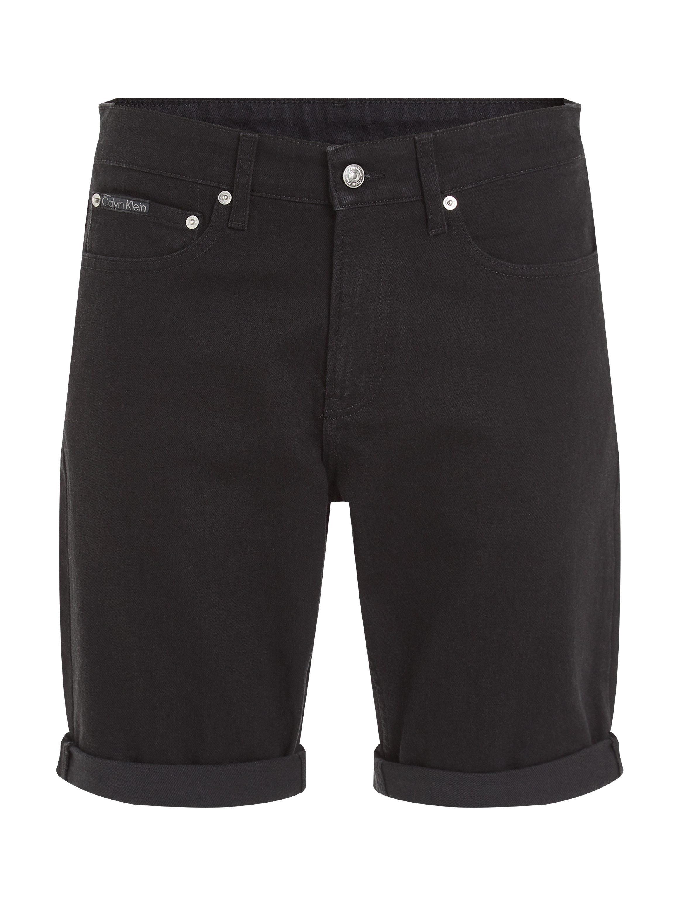 Calvin Klein Short SLIM SHORT met omslagzoom