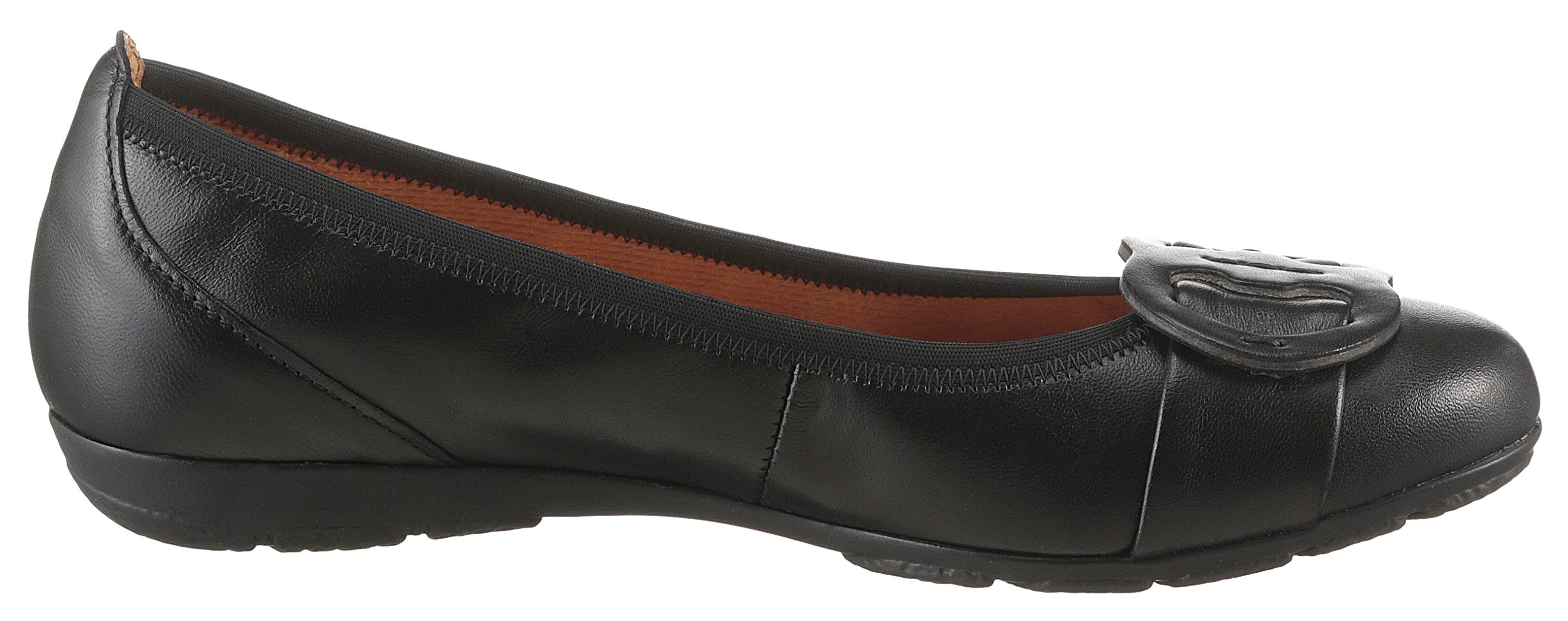 Gabor Ballerina's platte schoenen, instappers met hovercraft luchtkamer-zool