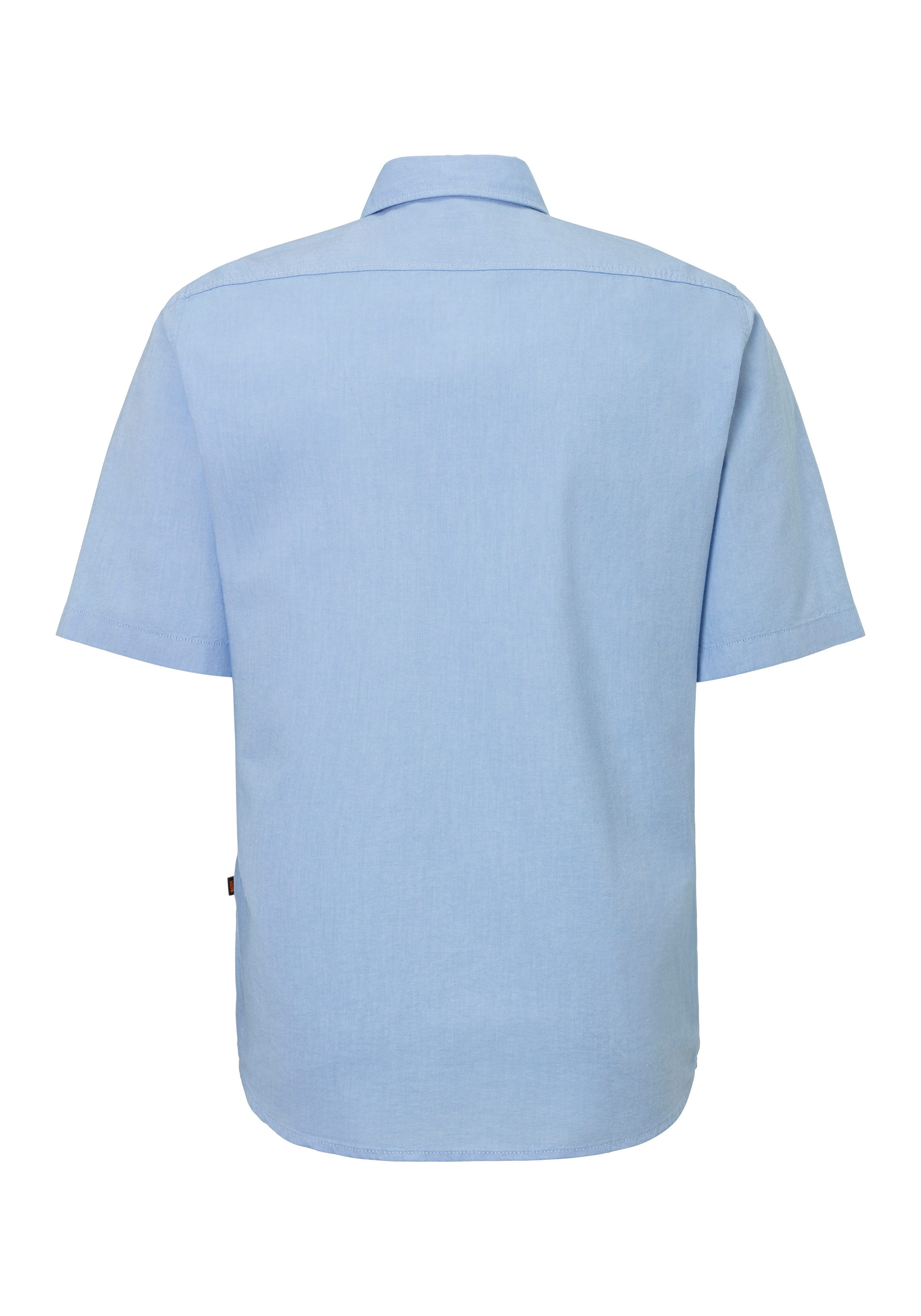 Boss Orange Overhemd met korte mouwen met tonale logo