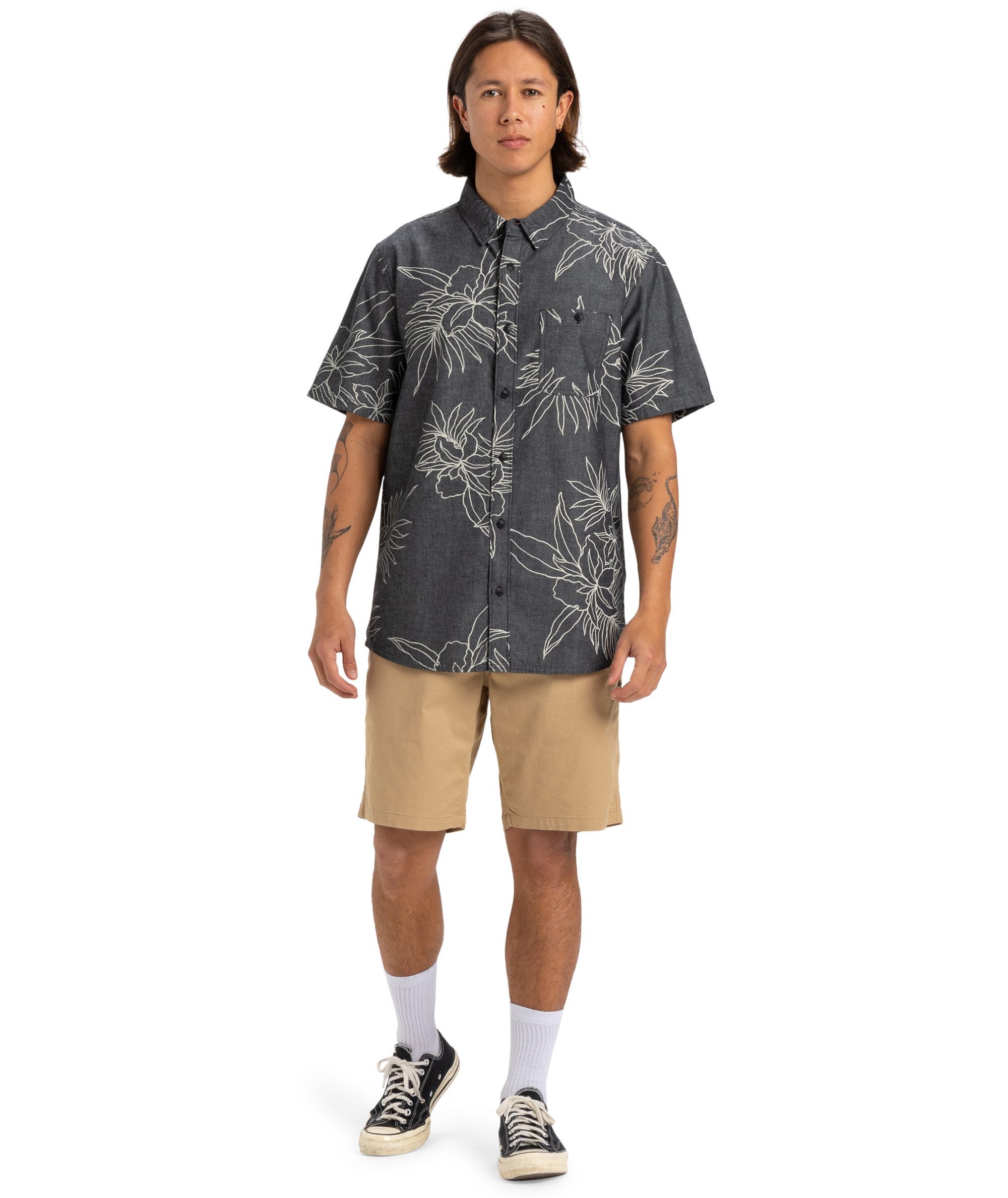 Quiksilver Overhemd met korte mouwen GAWANHILL SHORT SLEEVE