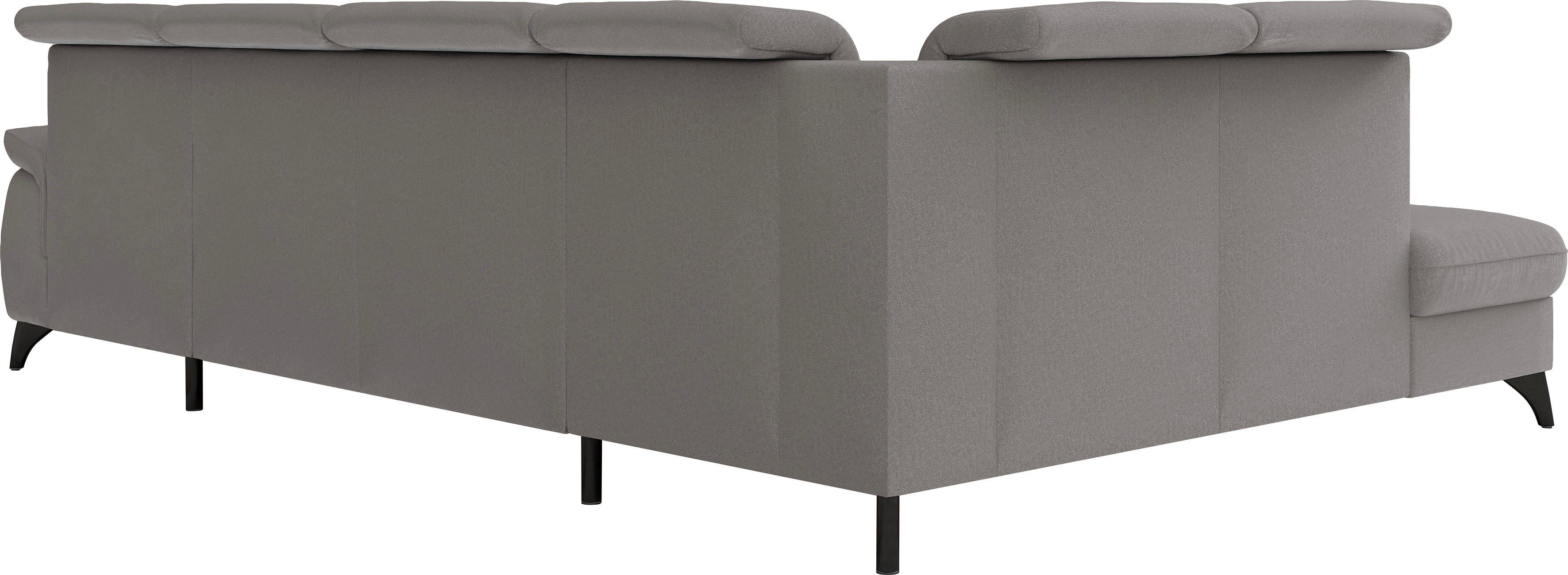 sit&more Zithoek Astoria U-vorm naar keuze met motorische relaxfunctie