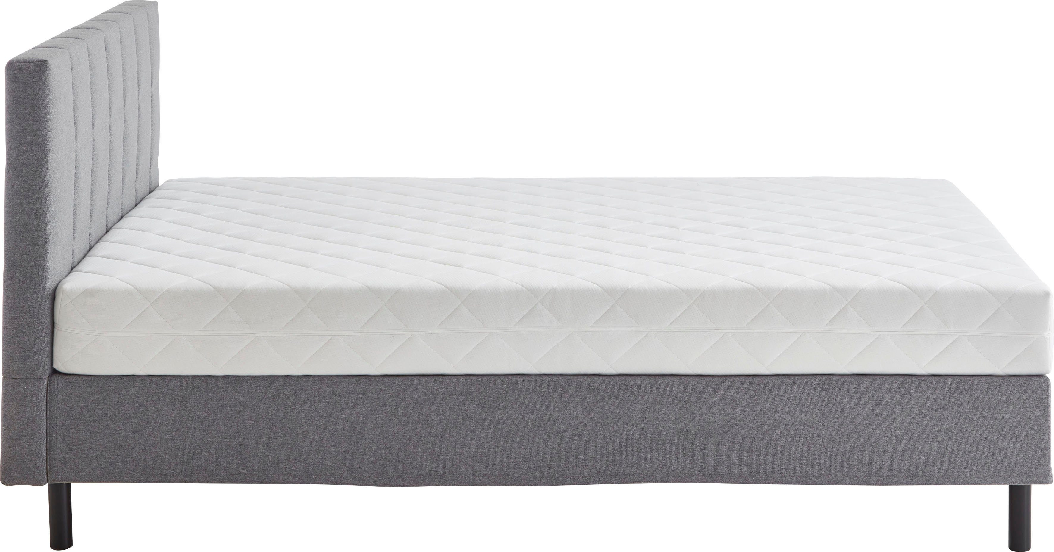 ATLANTIC home collection Boxspring NIKOLA Massief houten poten, met/zonder matras, verkrijgbaar in H2 en H3