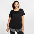 nike t-shirt dri-fit legend women's training t-shirt (plus size) zwart