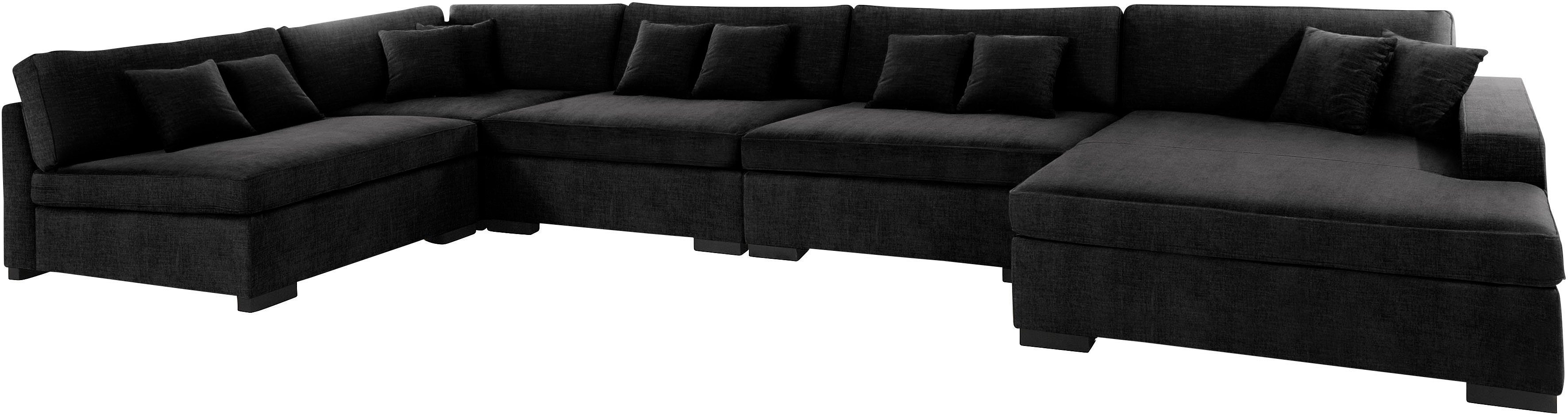 Guido Maria Kretschmer Home&Living Zithoek Skara XXL U-vorm Loungebank XXL met binnenveringsinterieur, in vele overtrekkwaliteiten
