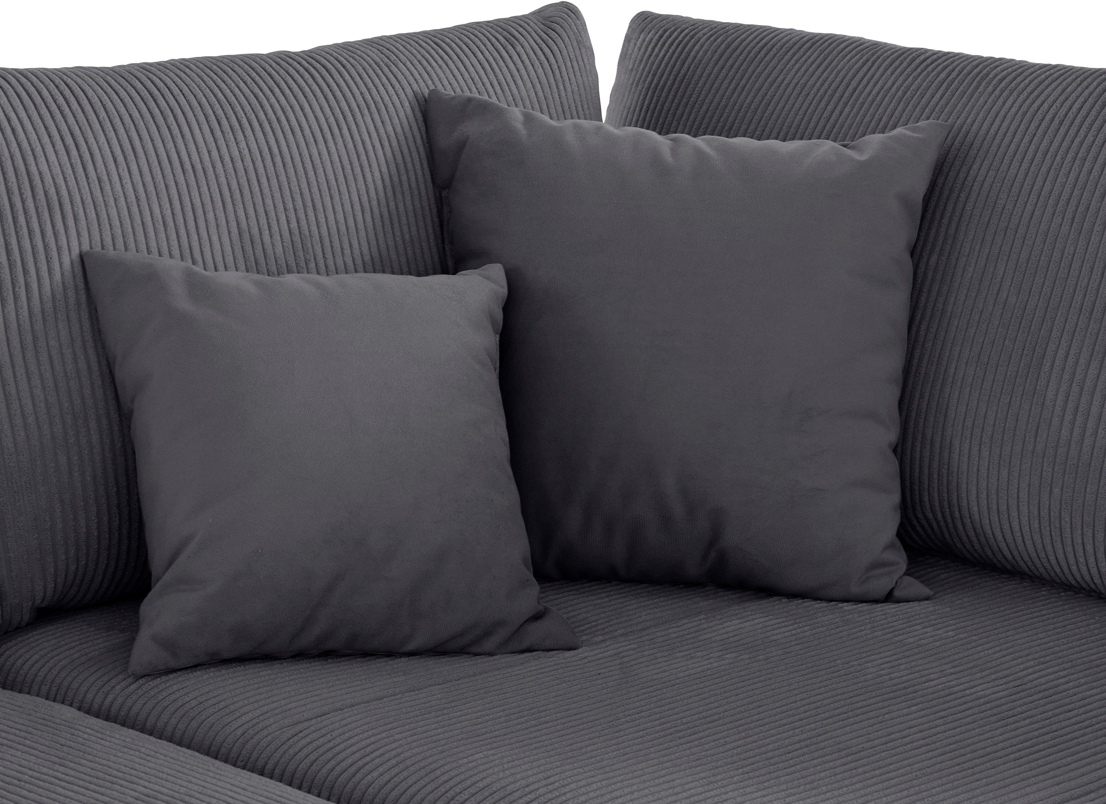 INOSIGN Hoekbank Night & Day L-vorm met permanente slaapfunctie met armleuning met boxspring-bedfunctie 180x200 cm en opberglade, doorlopend slaper!