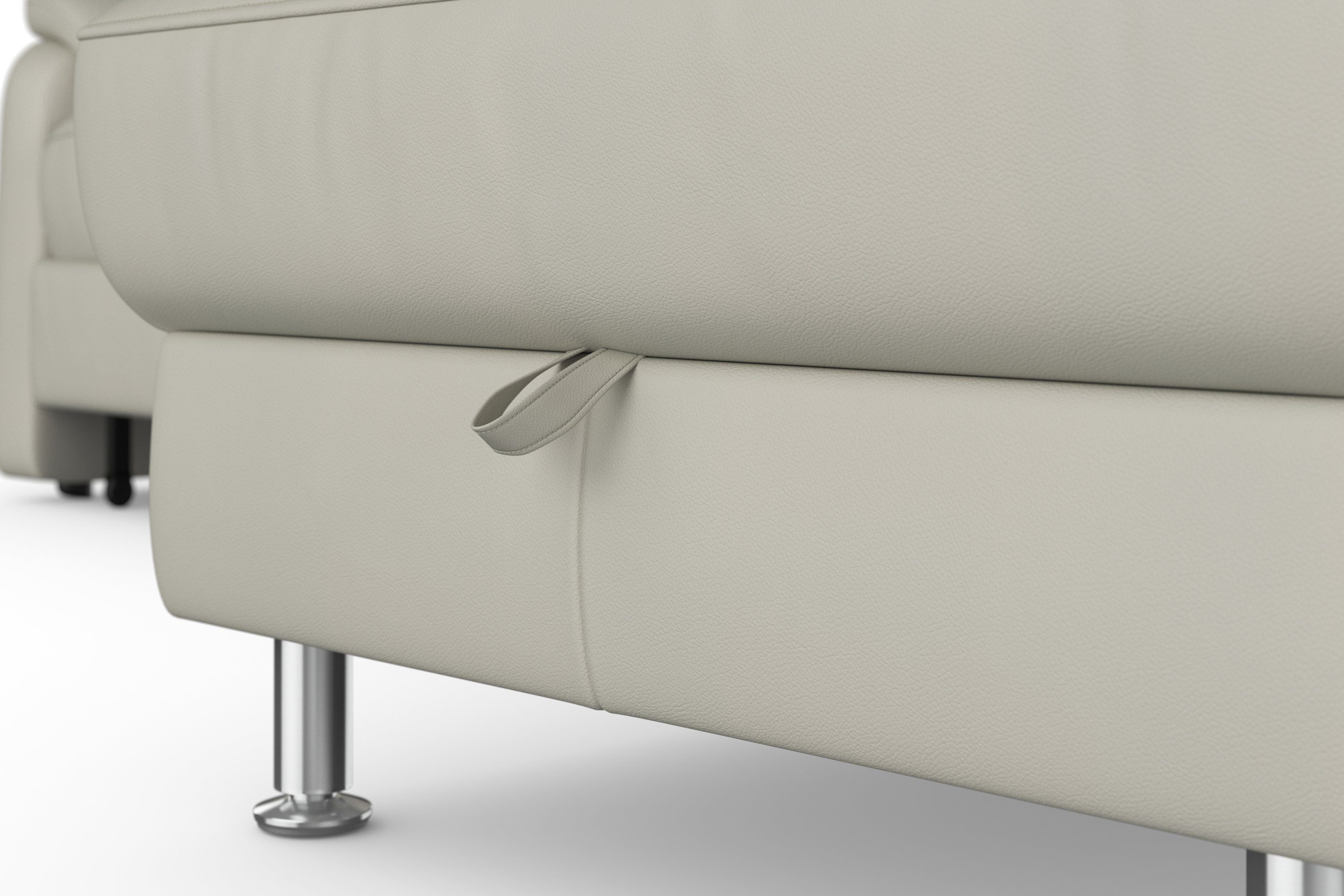 sit&more Hoekbank Freetown L-vorm met verstelbare hoofdsteun en comfortabele binnenvering