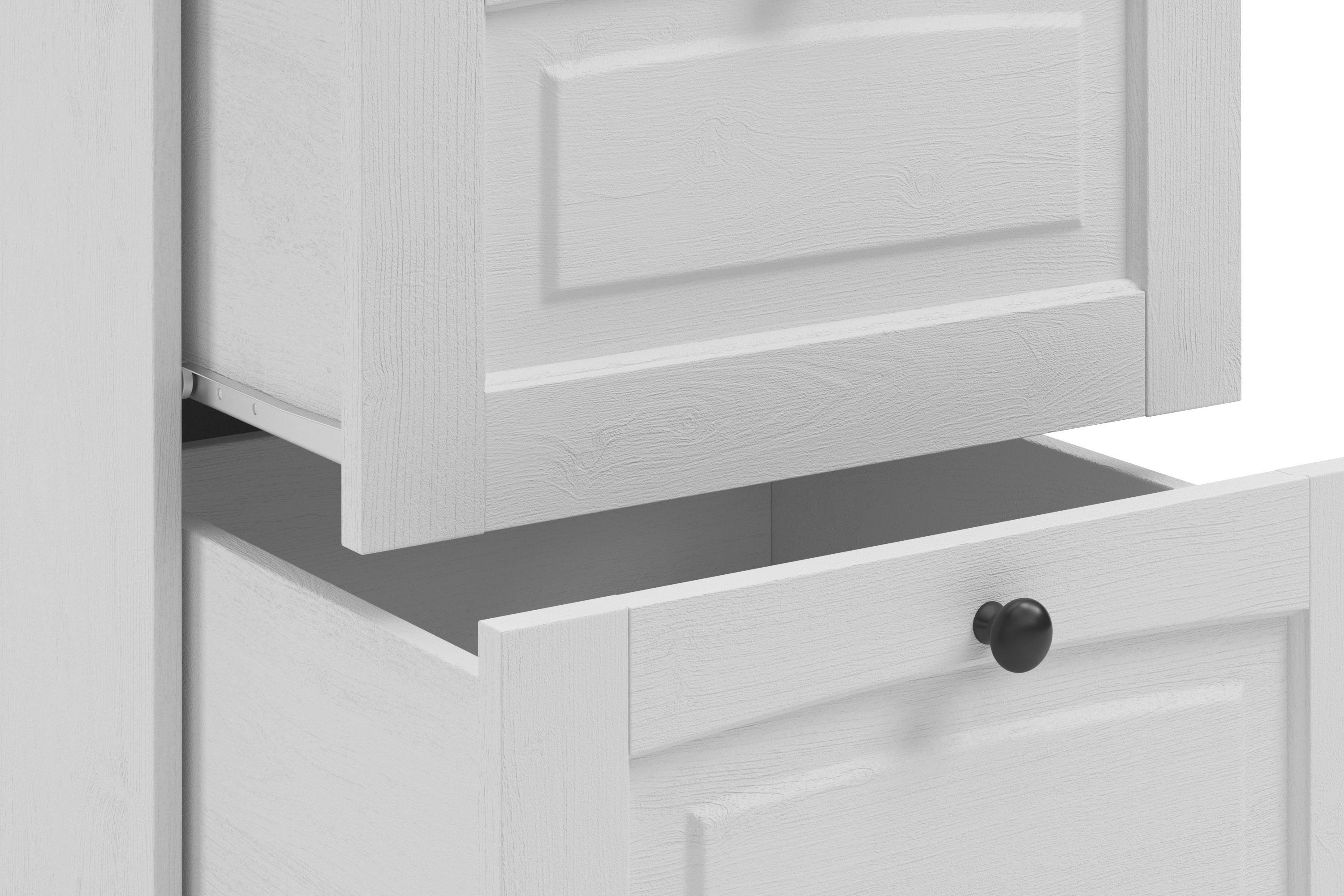Kochstation Onderkast KS-Osby Massief grenen, breedte 50 cm, 3 laden (1 stuk)