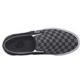 vans slip-on sneakers checkerboard classic slip-on van textielen canvasmateriaal zwart