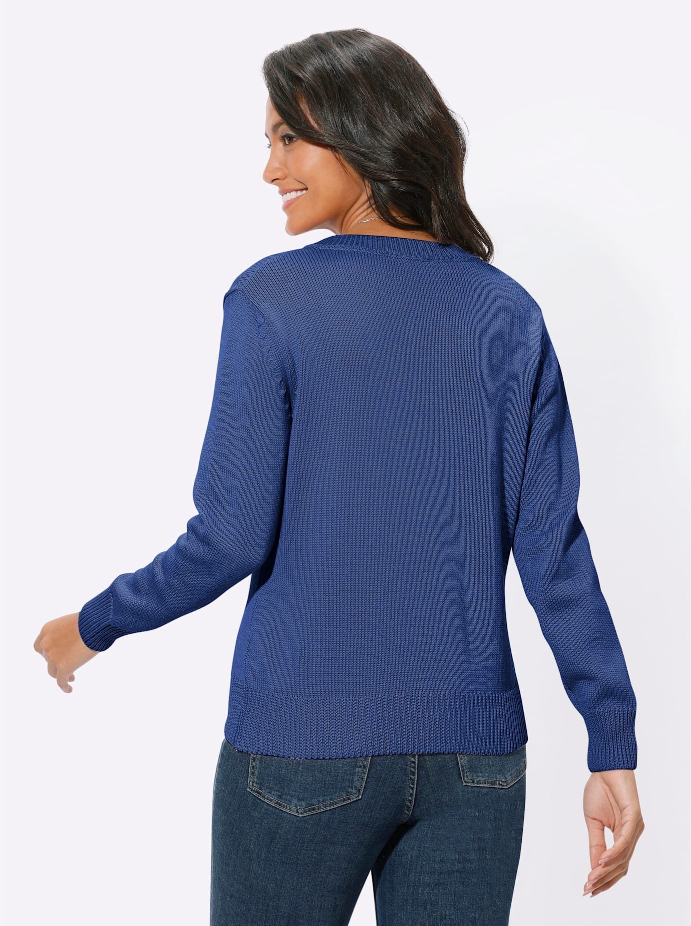 Casual Looks Trui met V-hals Trui