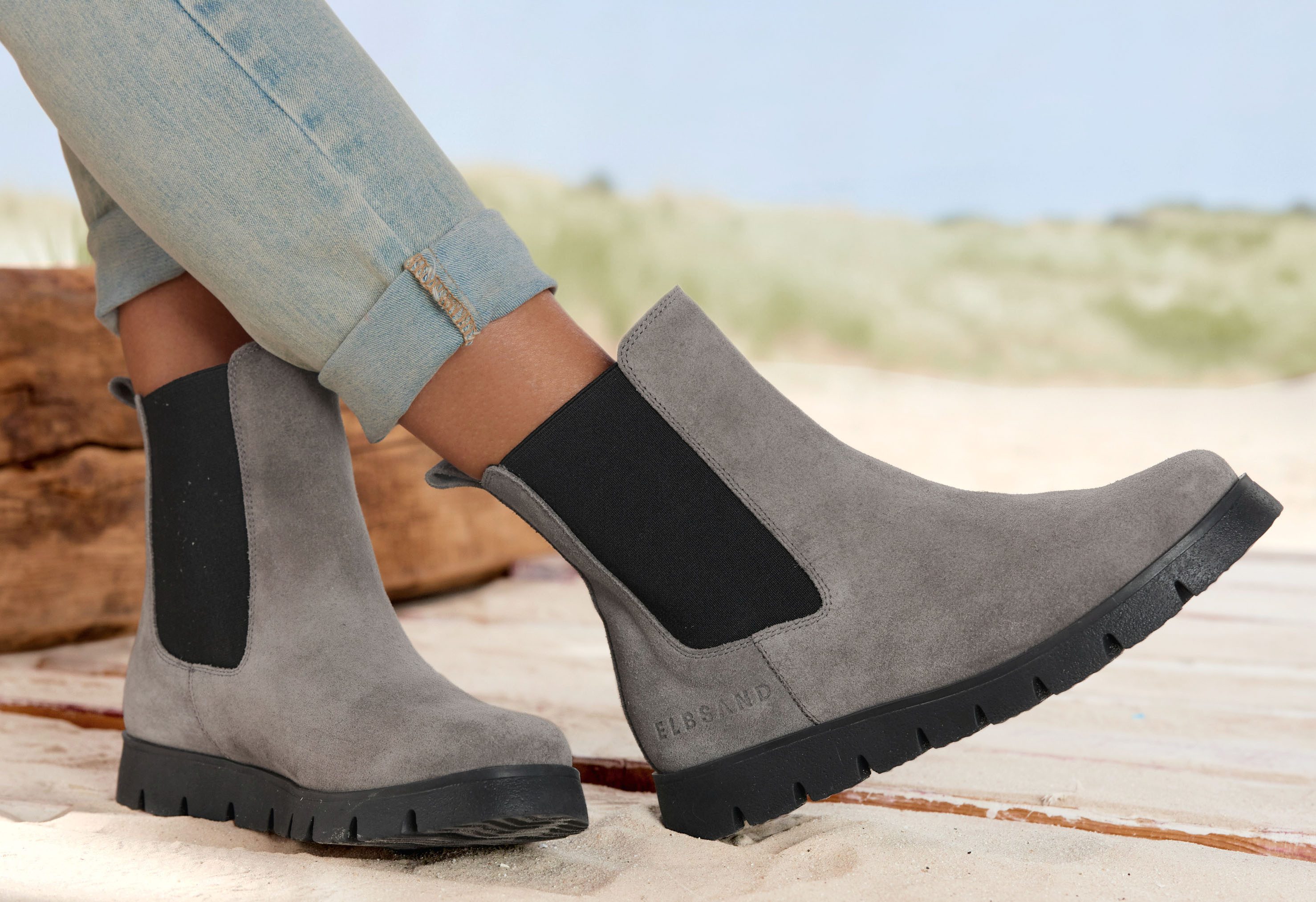 Elbsand Laarsjes Chelsea-boots Instaplaarzen, bikerboots, laarzen, boots van leer