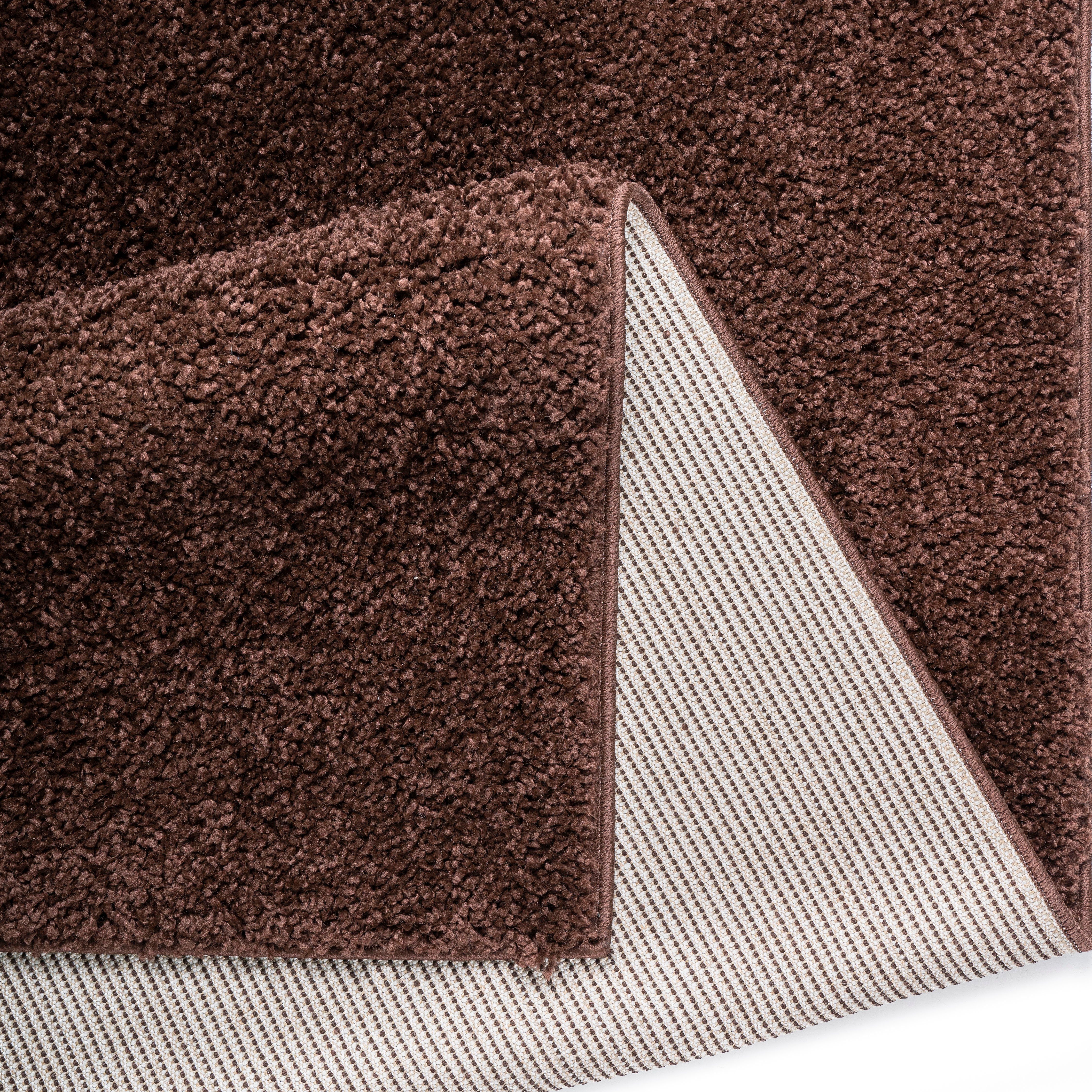 Bruno Banani Hoogpolig vloerkleed Shaggy Soft geweven, uni kleuren, bijzonder zacht en knuffelig, klantenfavoriet