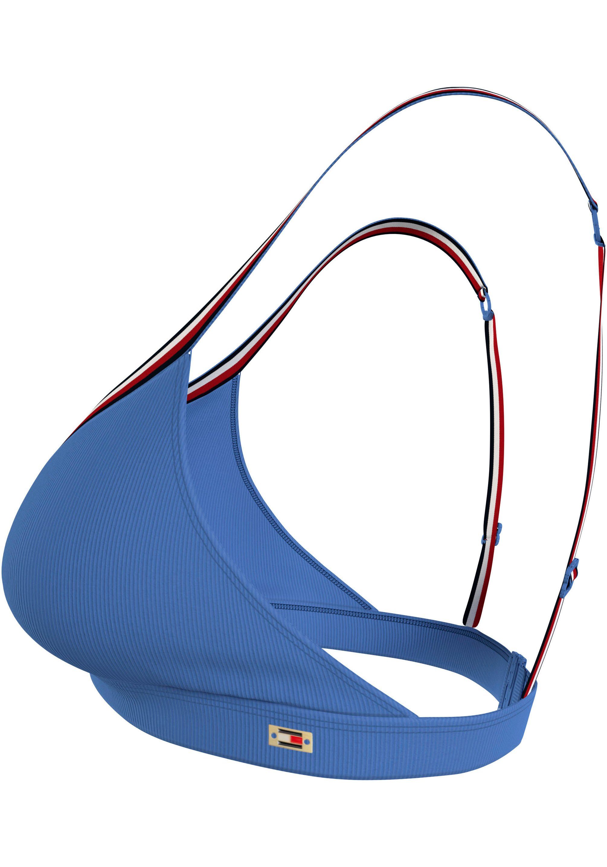 Tommy Hilfiger Swimwear Triangel-bikinitop TRIANGLE RP met ribstructuur