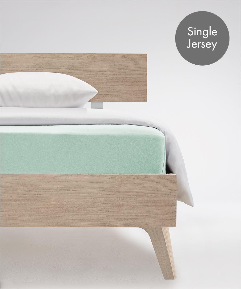 fleuresse Hoeslaken Jenny C van fijn Mako-jersey voor matrassen tot 23 cm hoog (1 stuk) hoeslakens maat 180-200 cm x 200 cm groen