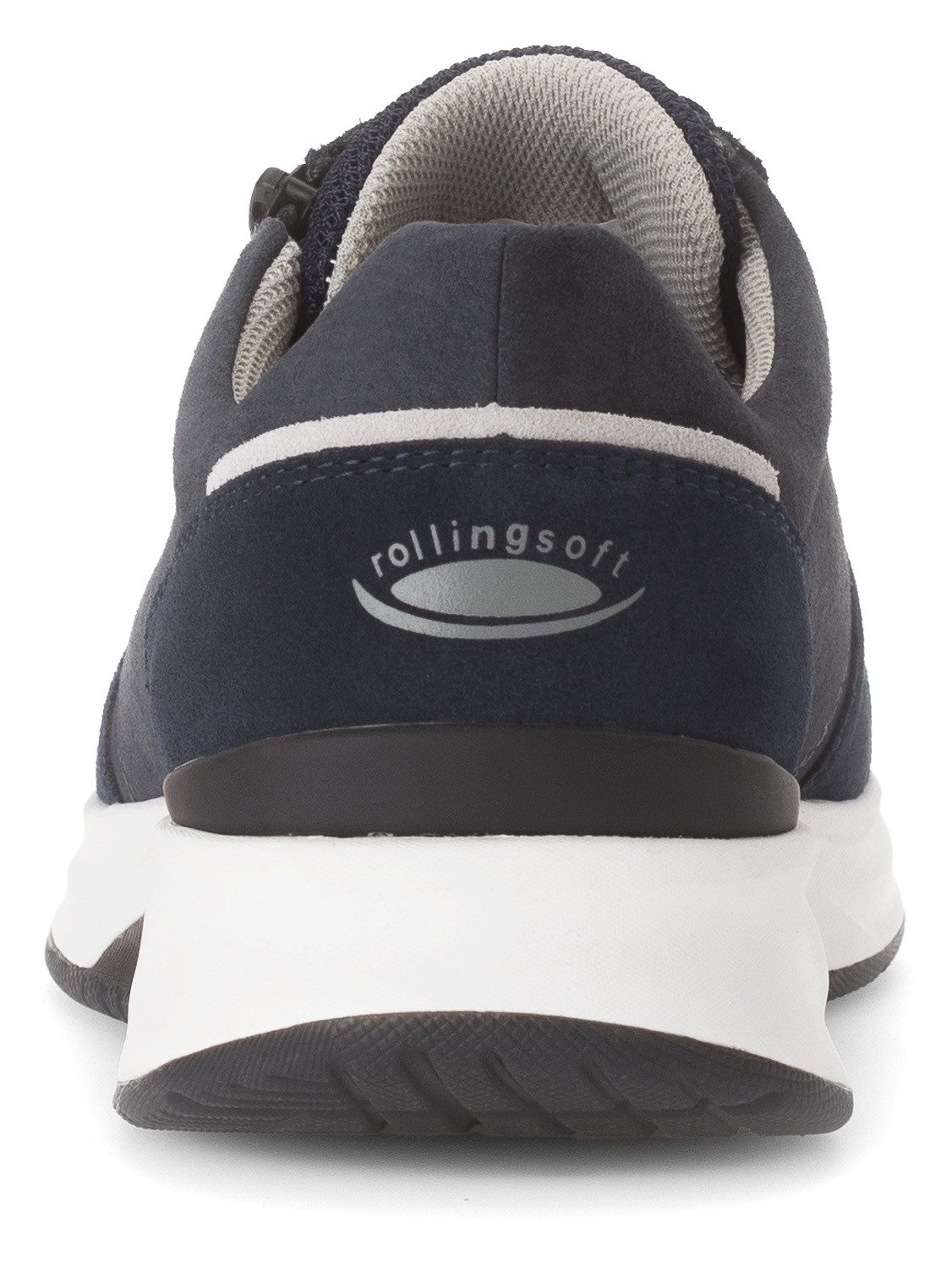 Gabor Rollingsoft Sneakers met sleehak , vrijetijdsschoen, lage schoen, veterschoen met buitenrits, g-breedte