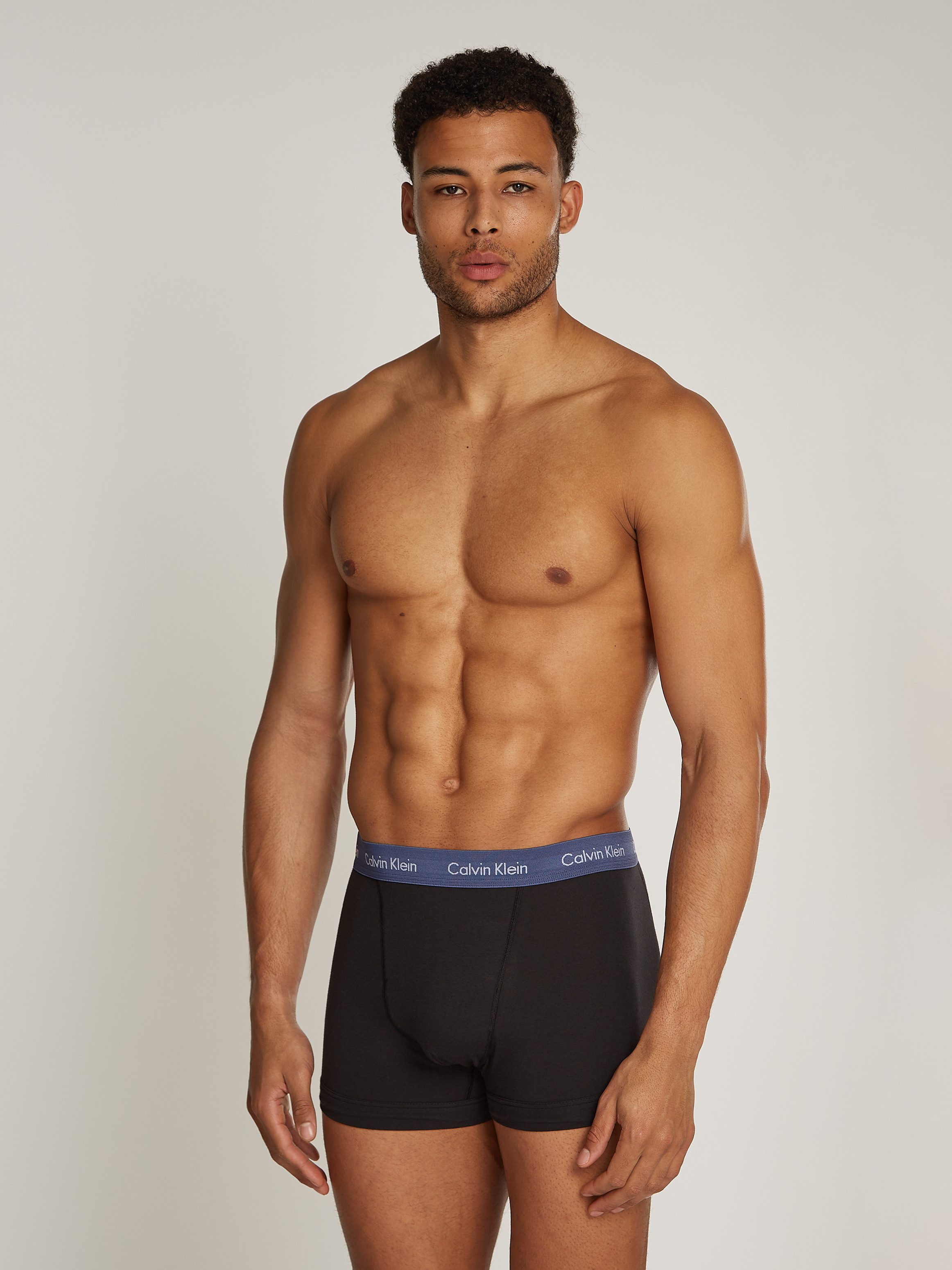 Calvin Klein Trunk 3PK met logo-elastische tailleband (3 stuks) (3 stuks)