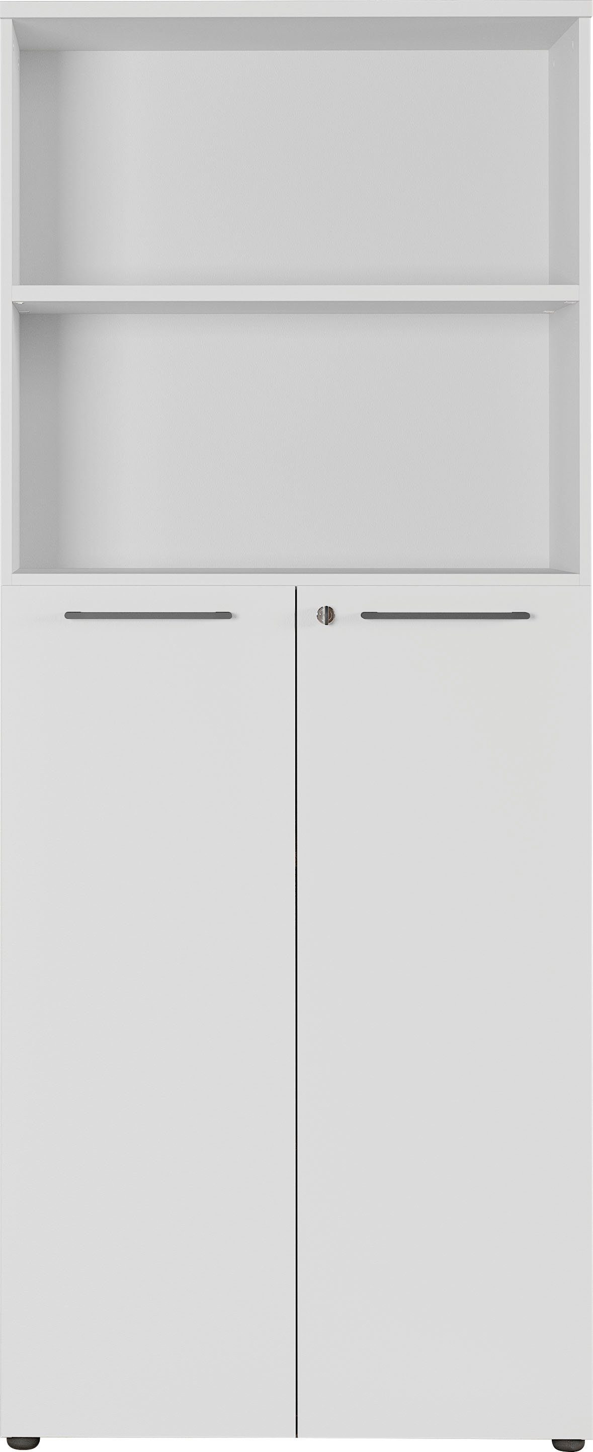 GERMANIA Archiefkast GW-Agenda, multifunctionele kast, afsluitbaar optioneel met 2 open vakken, afmetingen 80x197 cm, made in germany