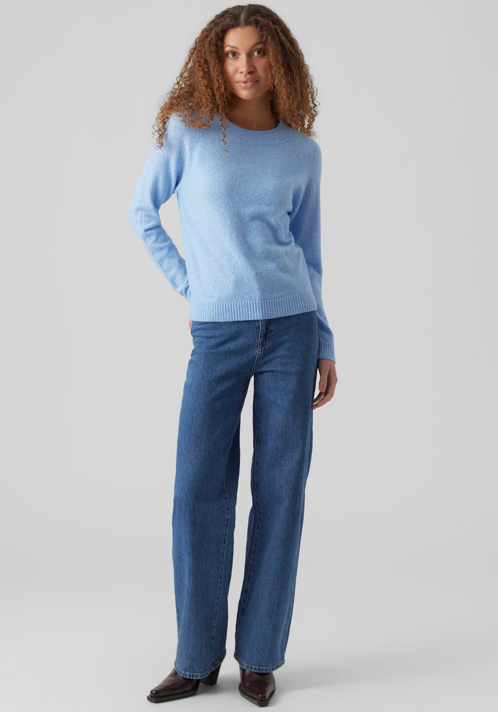 Vero Moda Trui met ronde hals VMDOFFY LS O-NECK BLOUSE GA NOOS