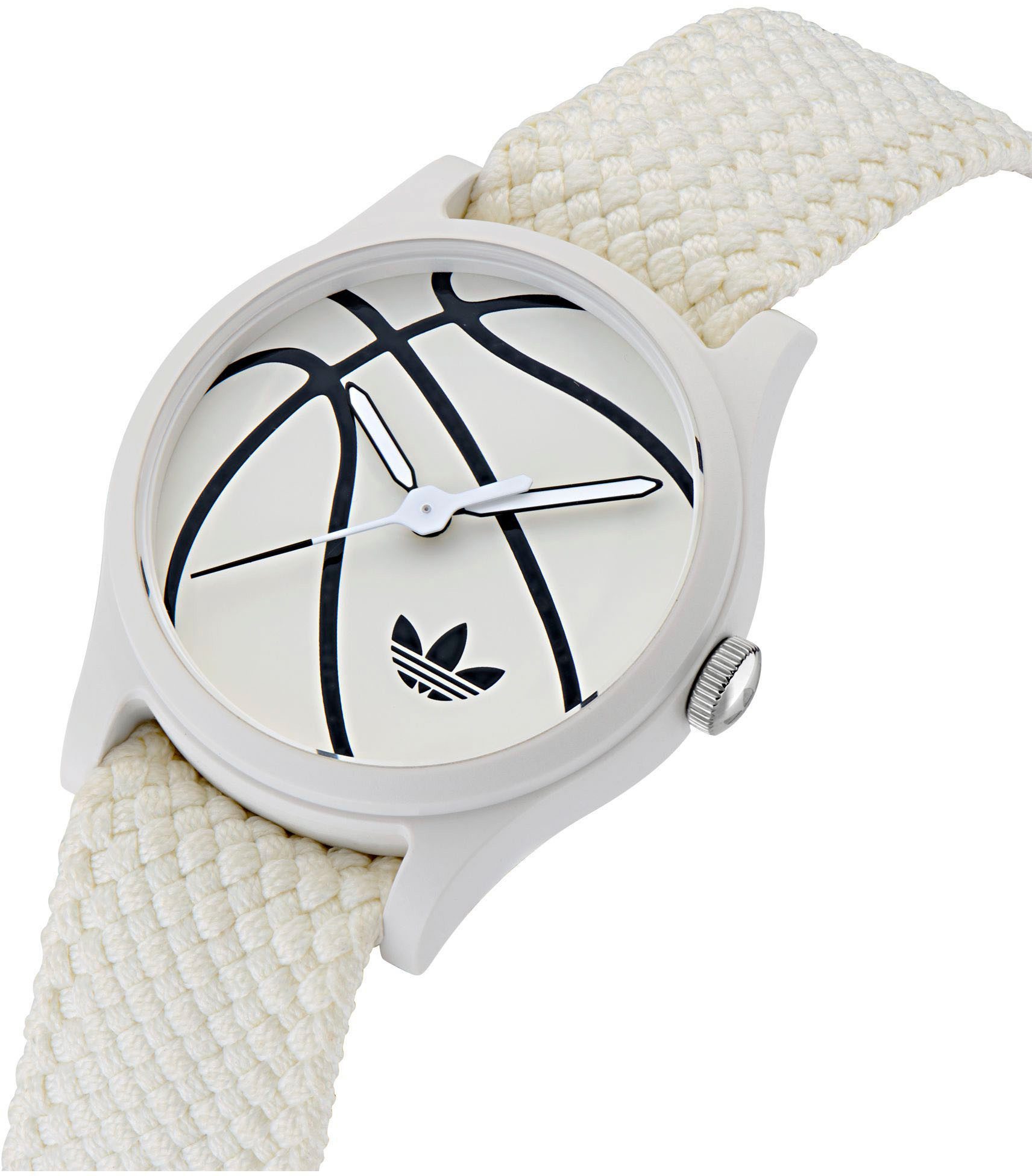 adidas Originals Kwartshorloge GAME ONE Polshorloge, herenhorloge, dameshorloge, nylon band, waterafstotend tot 5 bar