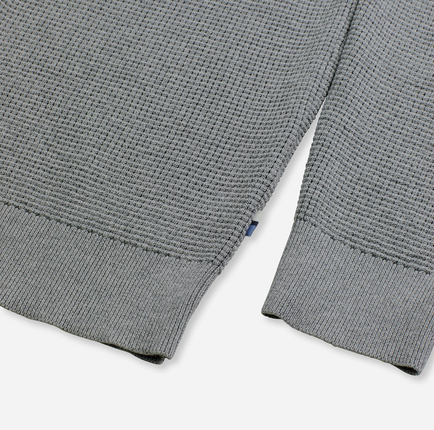 OLYMP Trui met polokraag Waffle Structure Pullover gestructureerd, effen, regular fit, gebreid