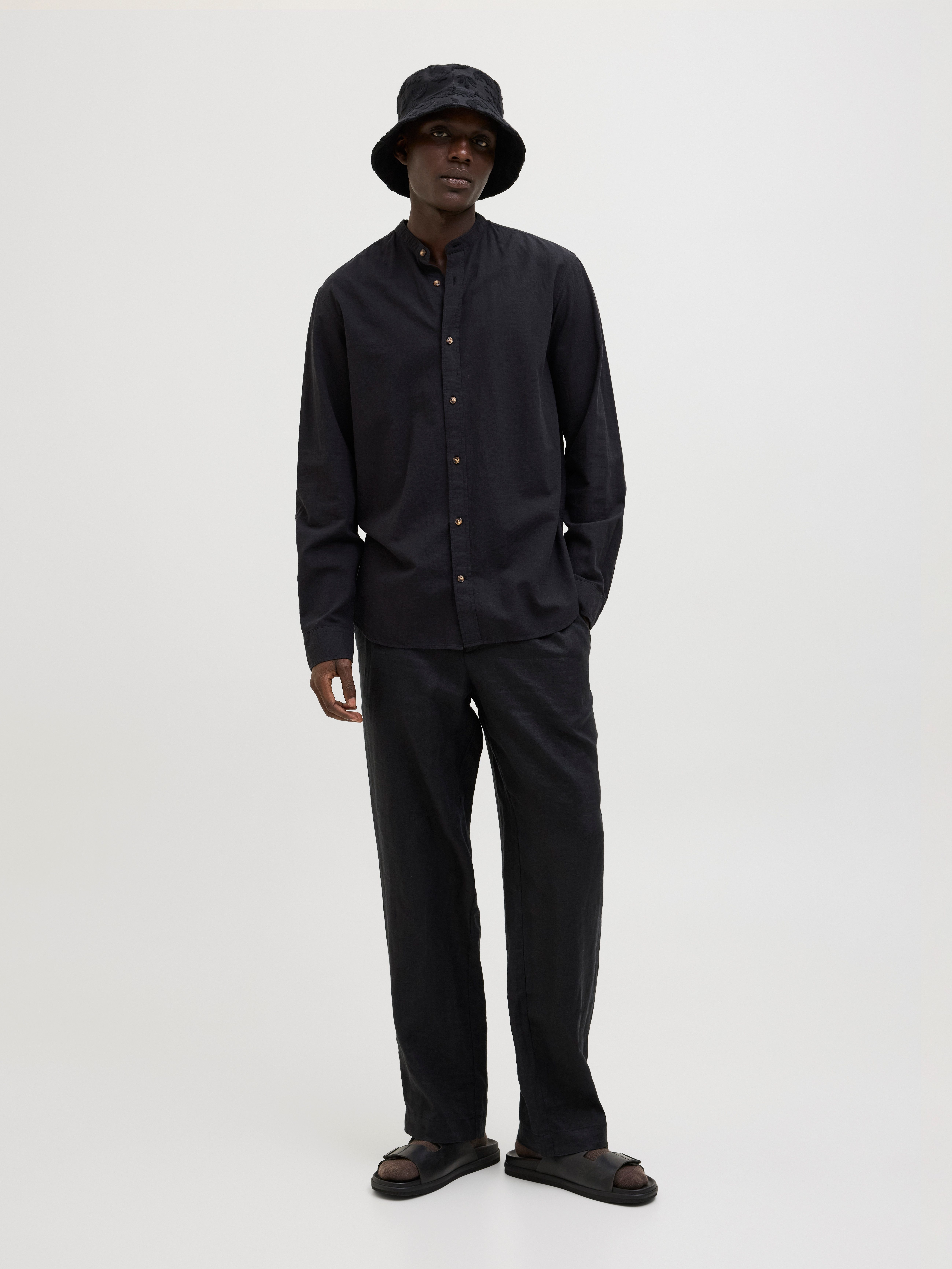 Jack & Jones Overhemd met lange mouwen JJESUMMER BAND SHIRT LS SN