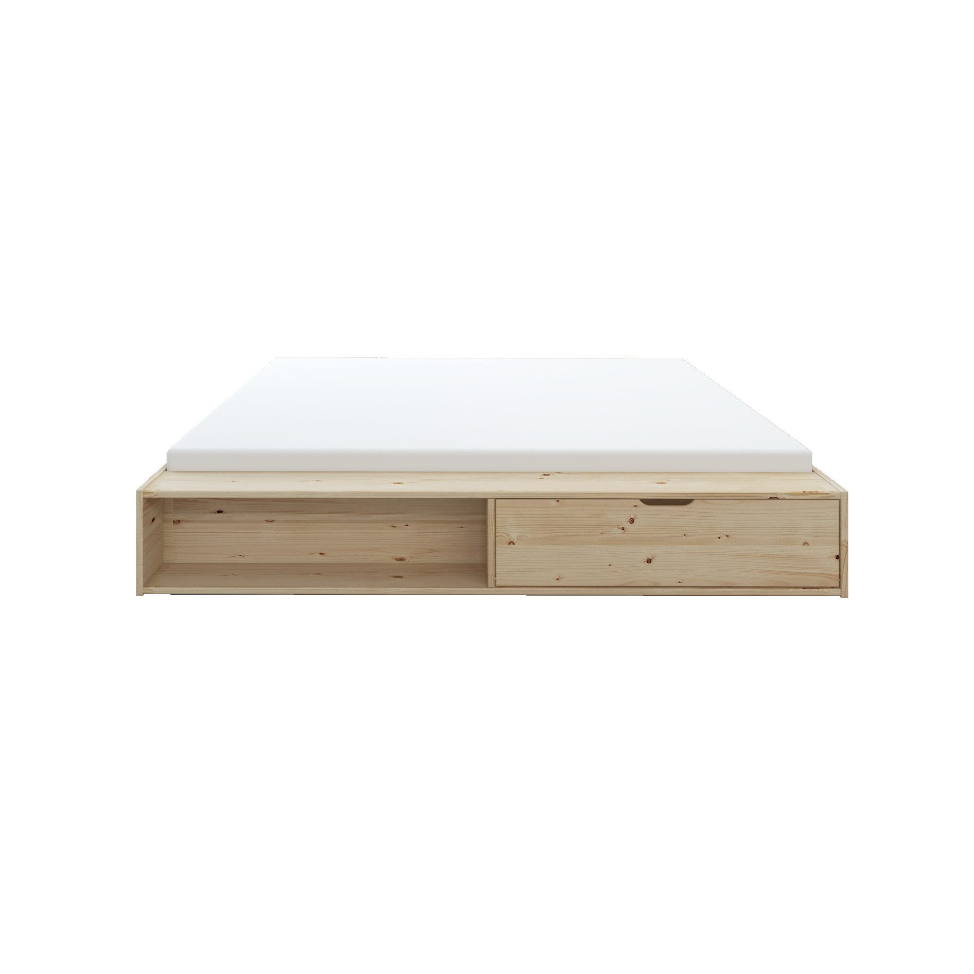 Home affaire Massief houten ledikant Erno, OTTO's Choice, opbergbed, futonbed, 275KG belastbaar