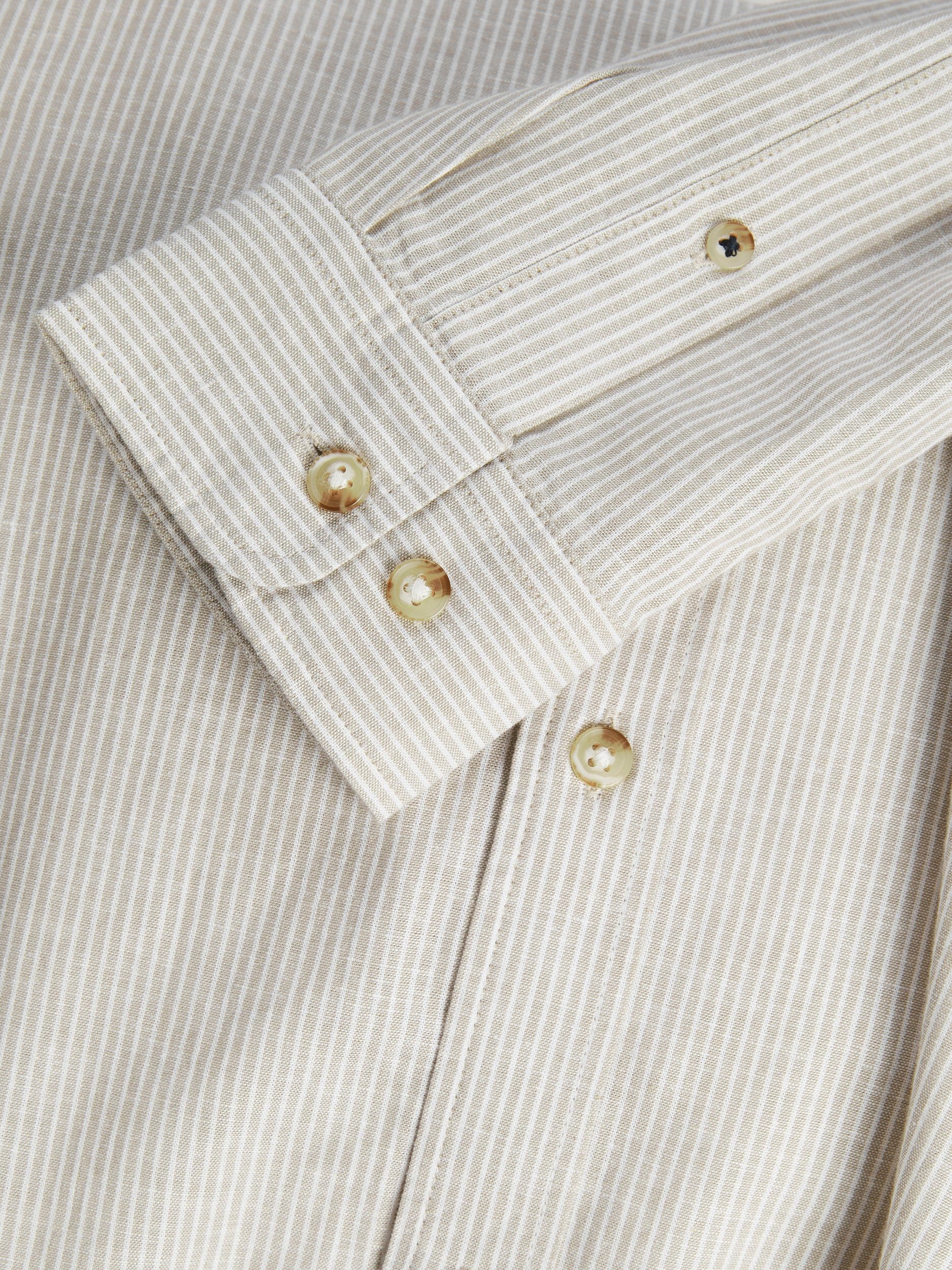 Jack & Jones Overhemd met lange mouwen JJESUMMER LINEN BLEND SHIRT LS SN