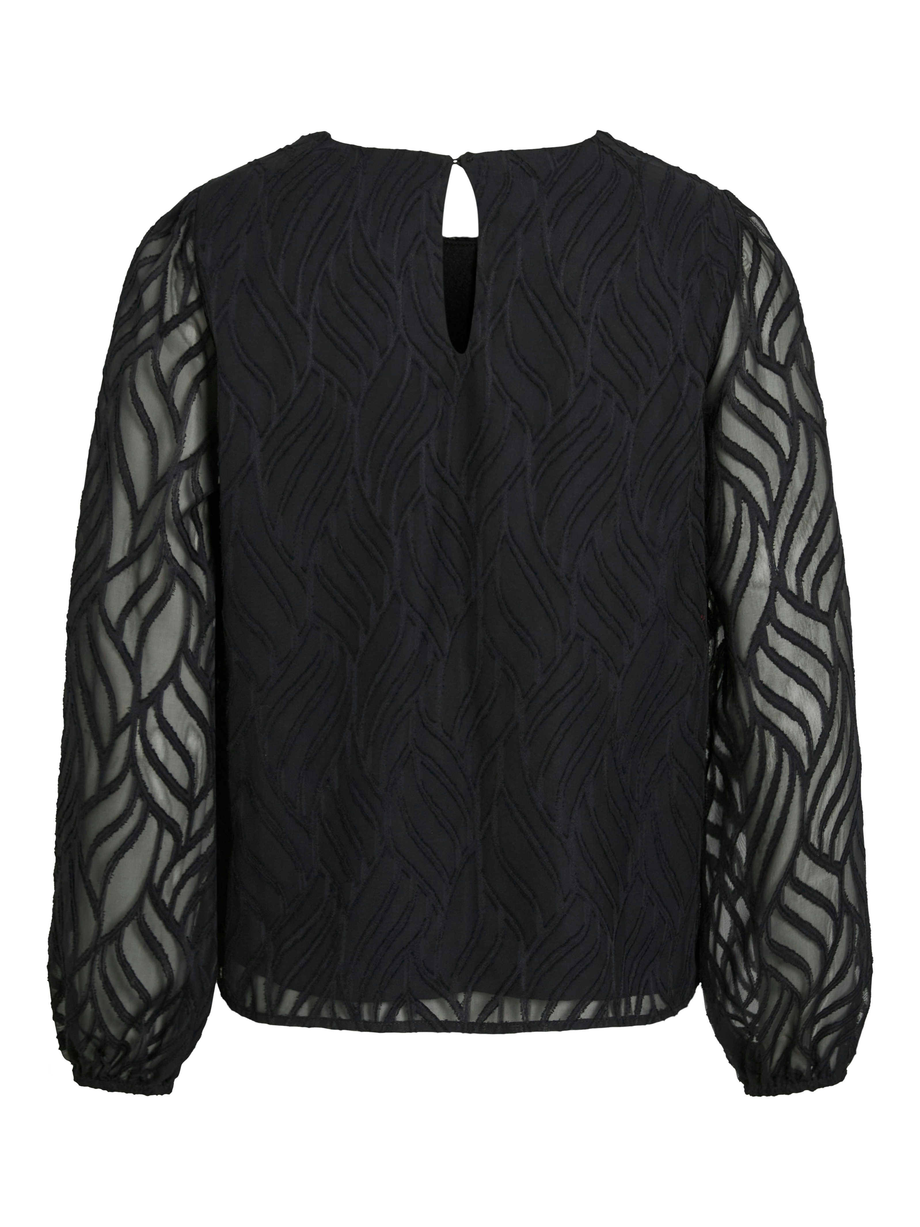 Vila Shirt VIMIKA O-NECK L/S TOP - NOOS