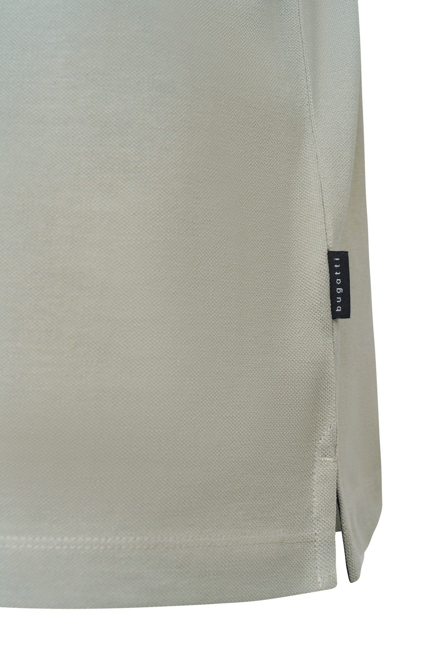 Bugatti Poloshirt met contraststrepen en borstborduursel