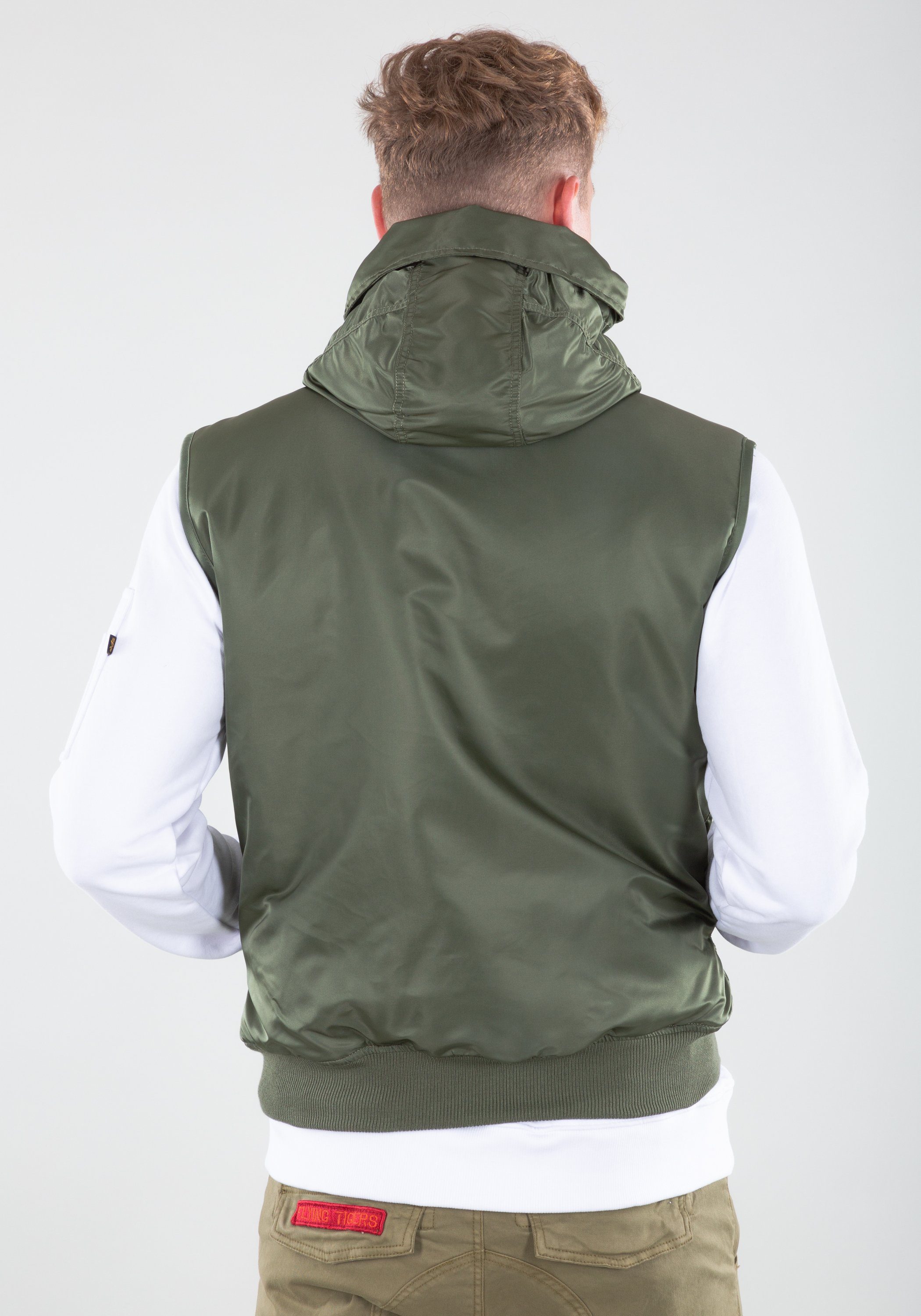 Alpha Industries Blouson Men Vests Hooded MA-1 Vest