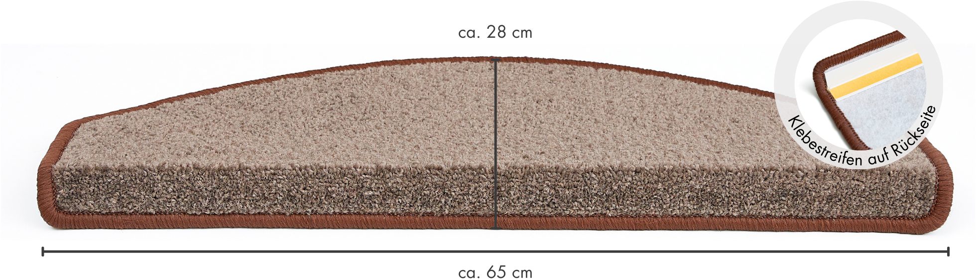 Andiamo Tredemat Casablanca, Made in Netherlands Effen kleuren, zelfklevend, slijtvast, 15 stuks in een set