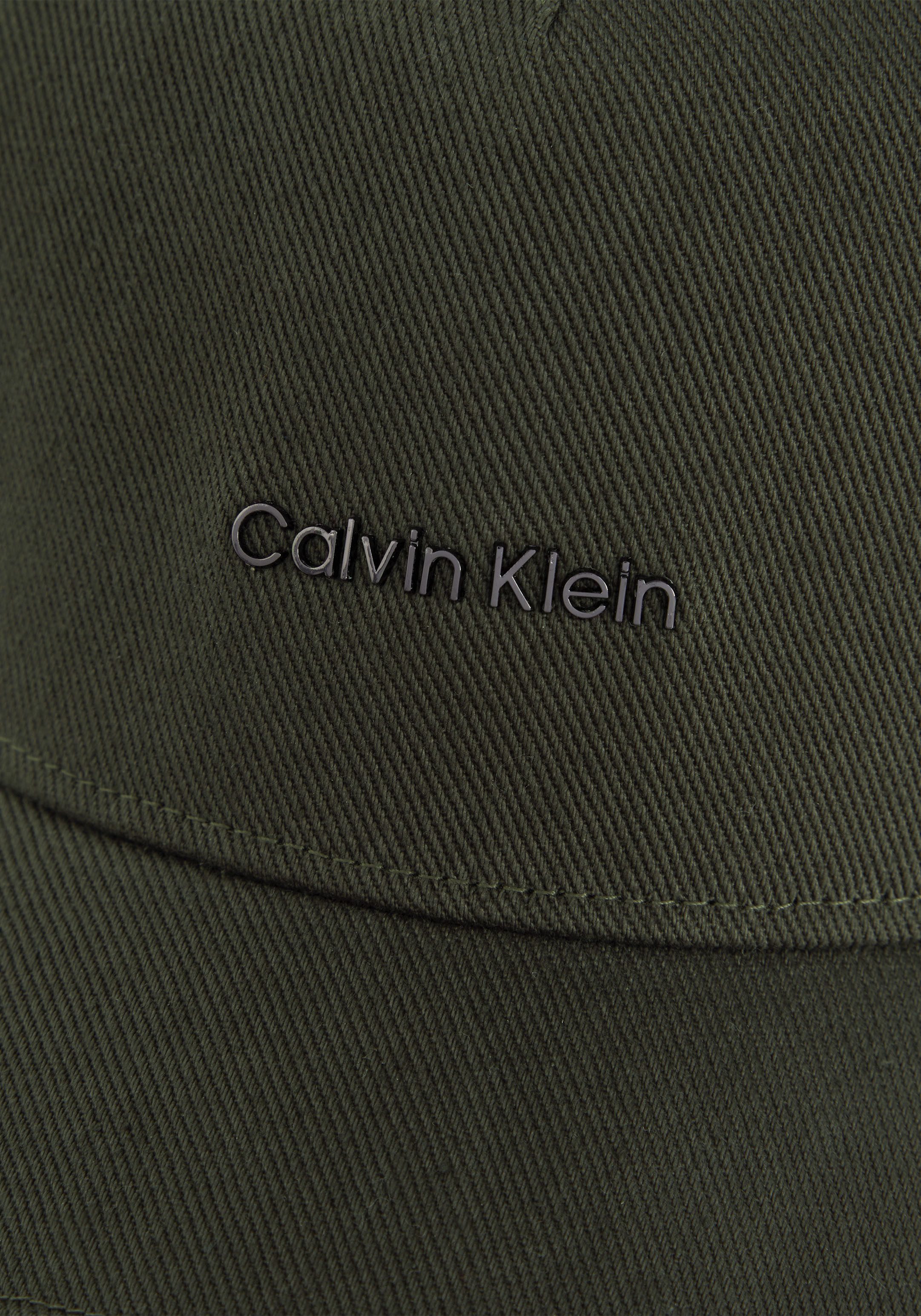 Calvin Klein Snapback cap METAL LETTERING BB CAP met logo-embossing unisex