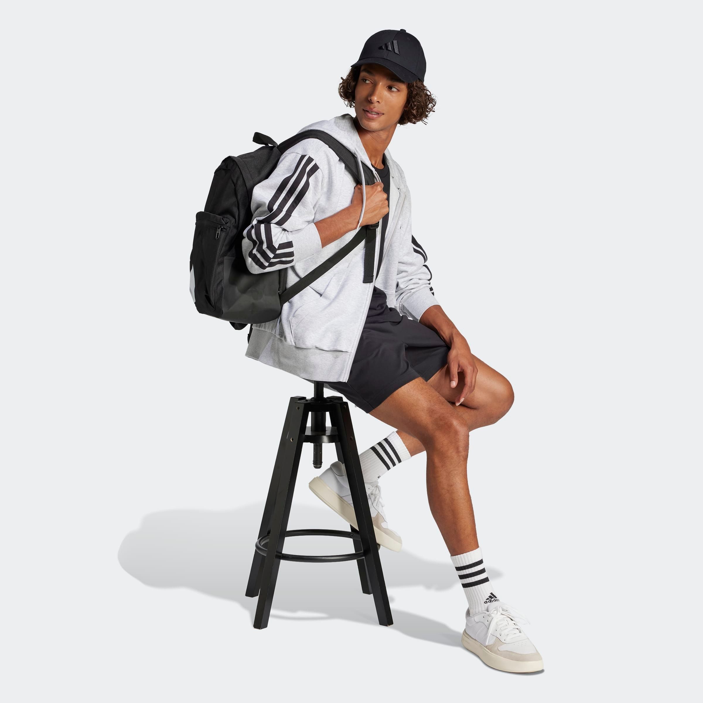 adidas Sportswear Hoodie M 3S FT FZ HD