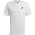 adidas sportswear t-shirt essentials embroidered small logo wit