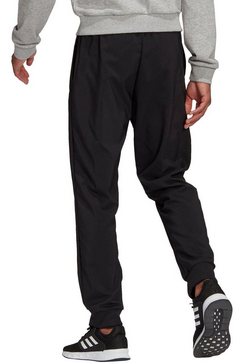 adidas sportswear sportbroek aeroready essentials stanford tapered cuff embroidered small logo broek zwart
