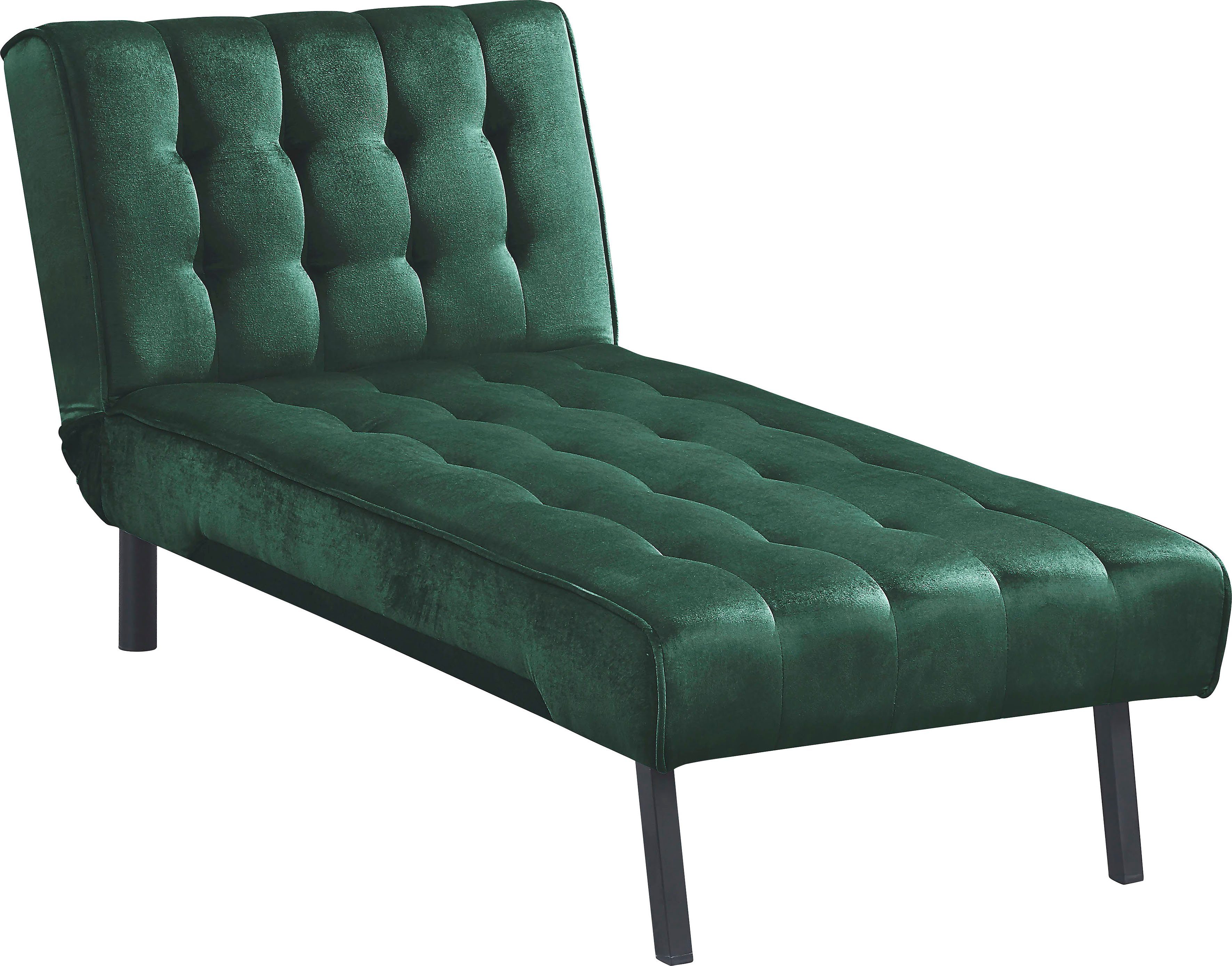 ATLANTIC home collection Relaxstoel Pierre met 3-voudige blokkeerfunctie achter, met golfvering