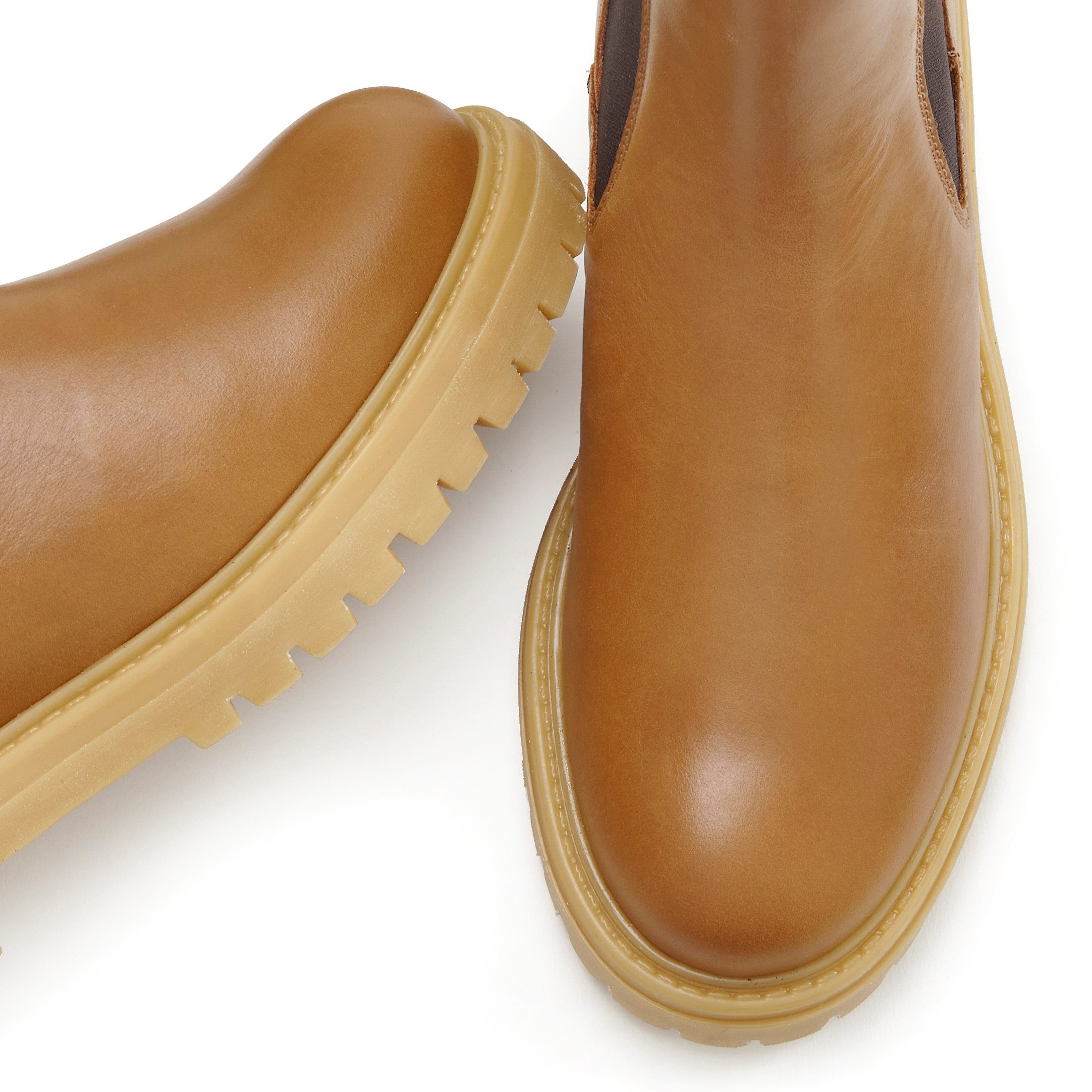 Elbsand Laarsjes Chelsea laarzen, instaplaarzen, bikerboots van leer