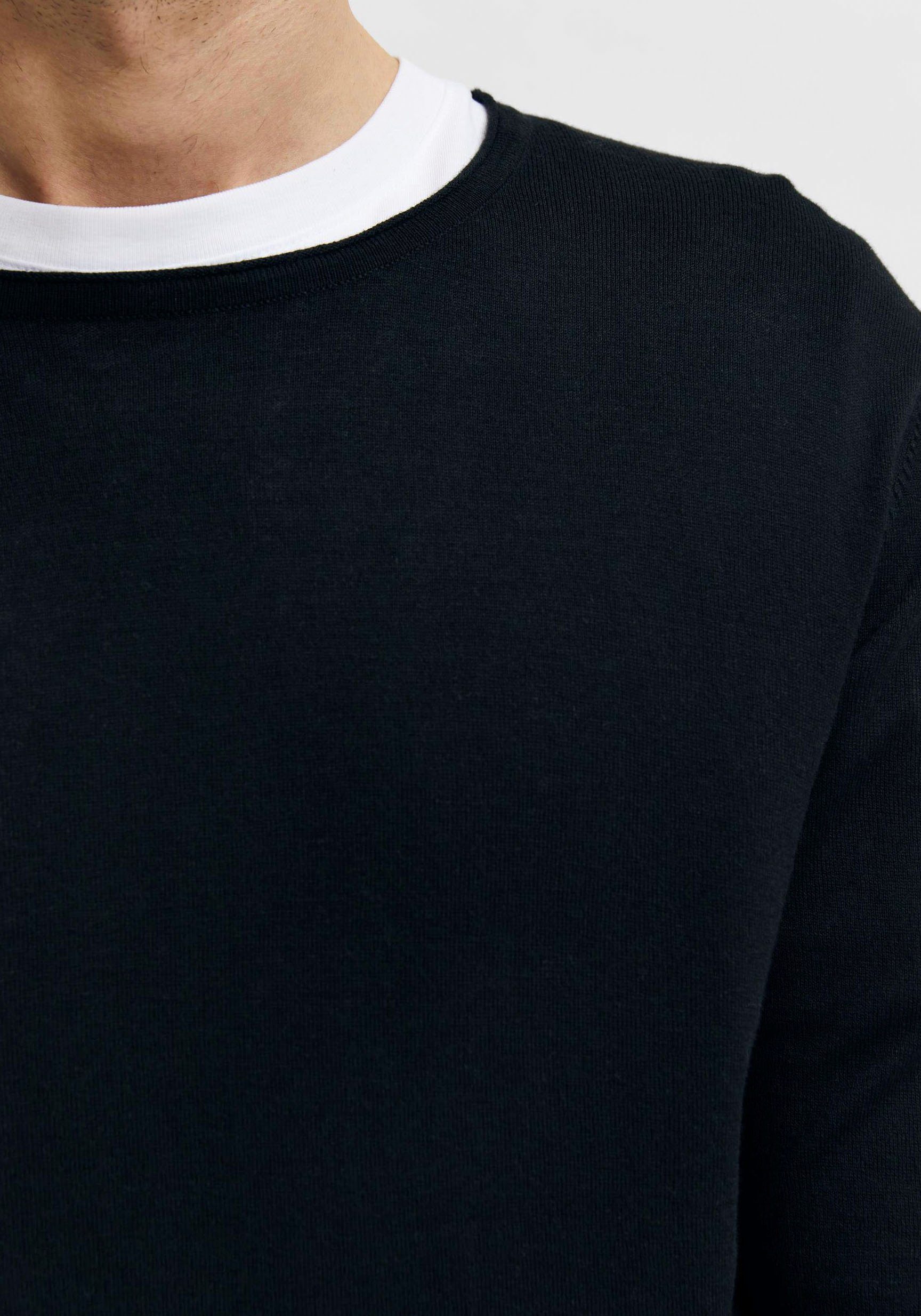 SELECTED HOMME Trui met ronde hals ROME KNIT