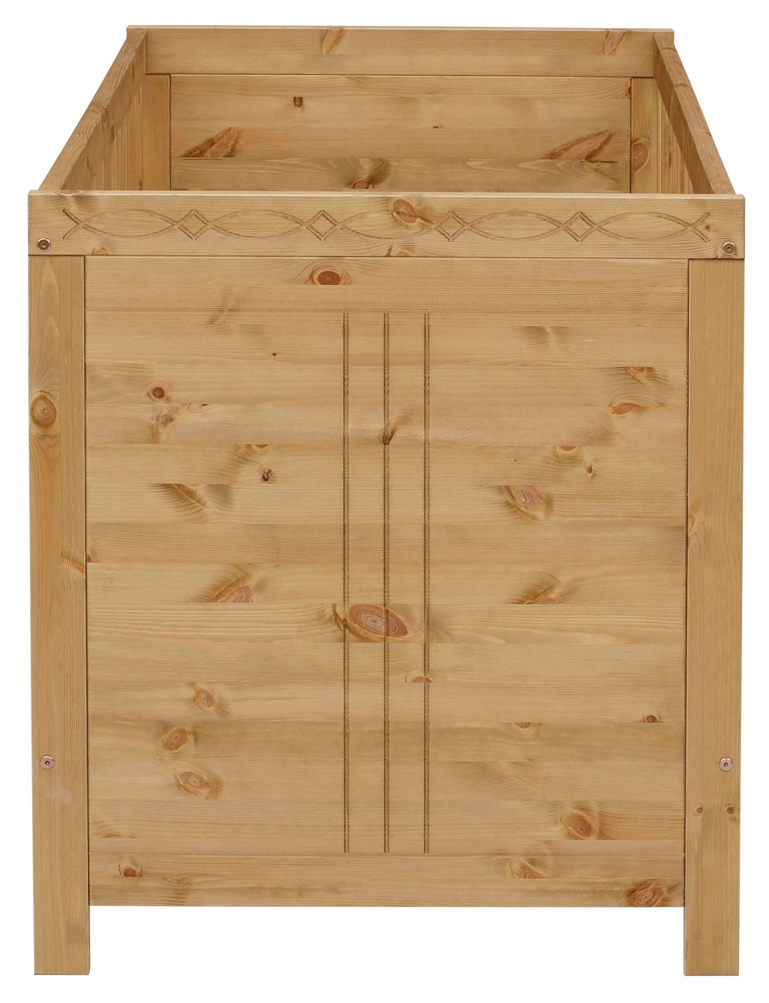 Lüttenhütt Complete babykamerset Indra, FSC® gecertificeerd massief hout, om te vormen tot tienerkamer (voordeelset, 7-delig)