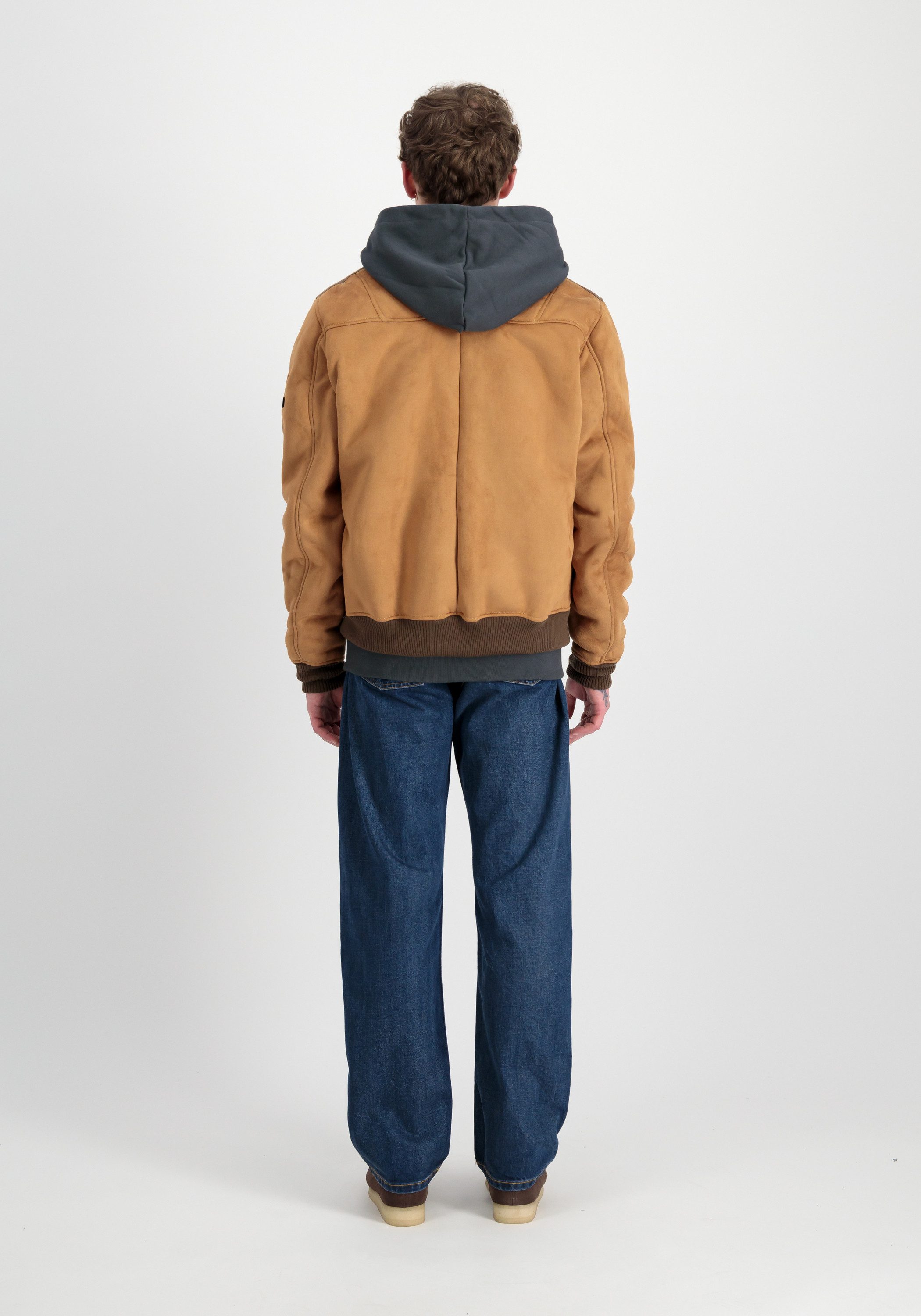 Alpha Industries Bomberjack Men Bomber Jackets MA-1 Faux Suede