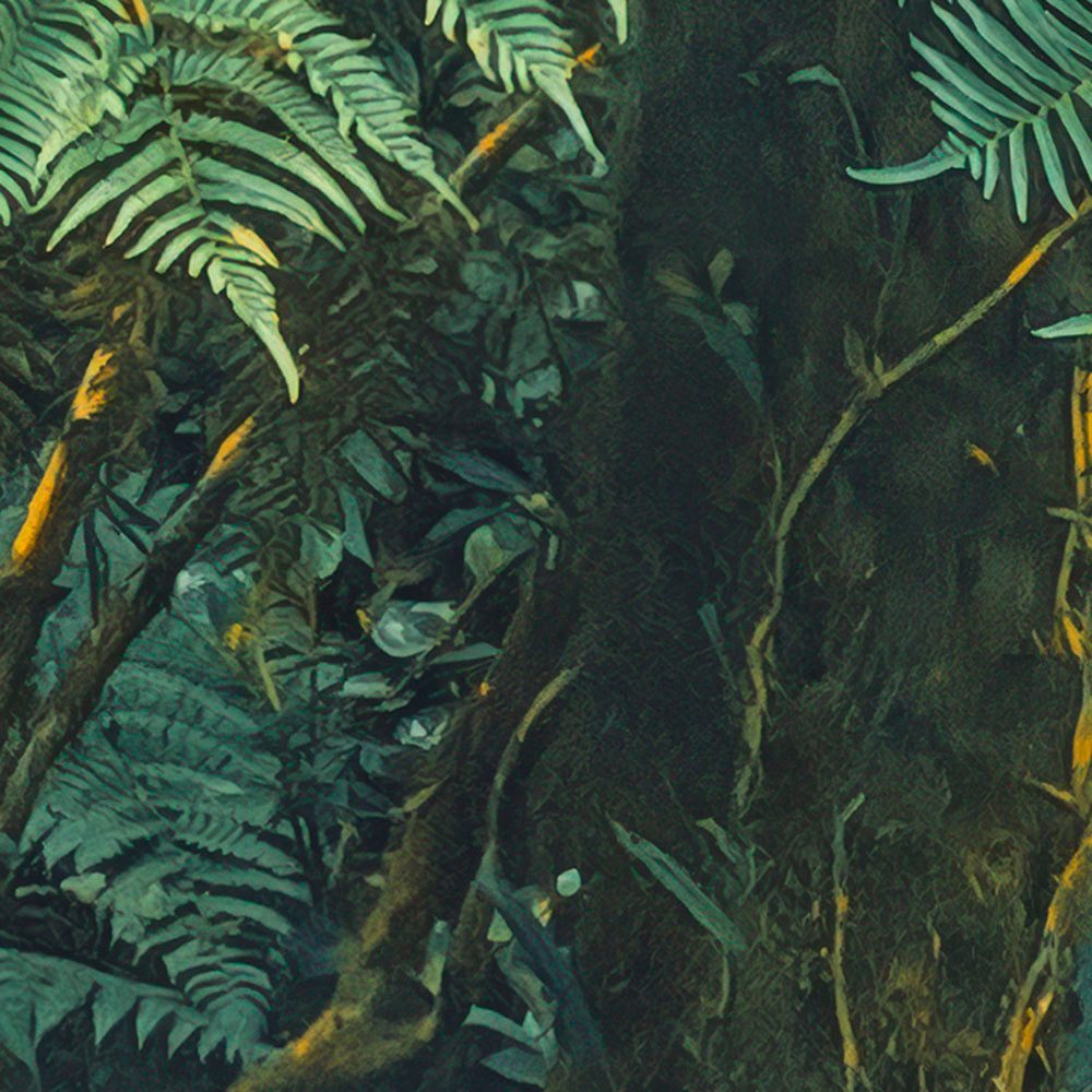 Komar Fotobehang Digitale print vlies - Jungle Lands - Afmeting 400 x 250 cm (1 stuk)