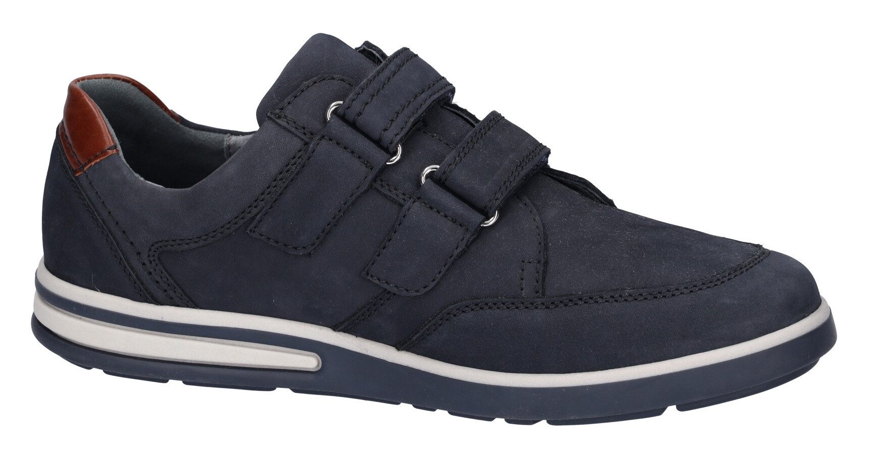 Waldläufer Klittenbandschoenen Klemens Slipper, comfort schoen met praktische klittenbandsluitingen, K-breedte
