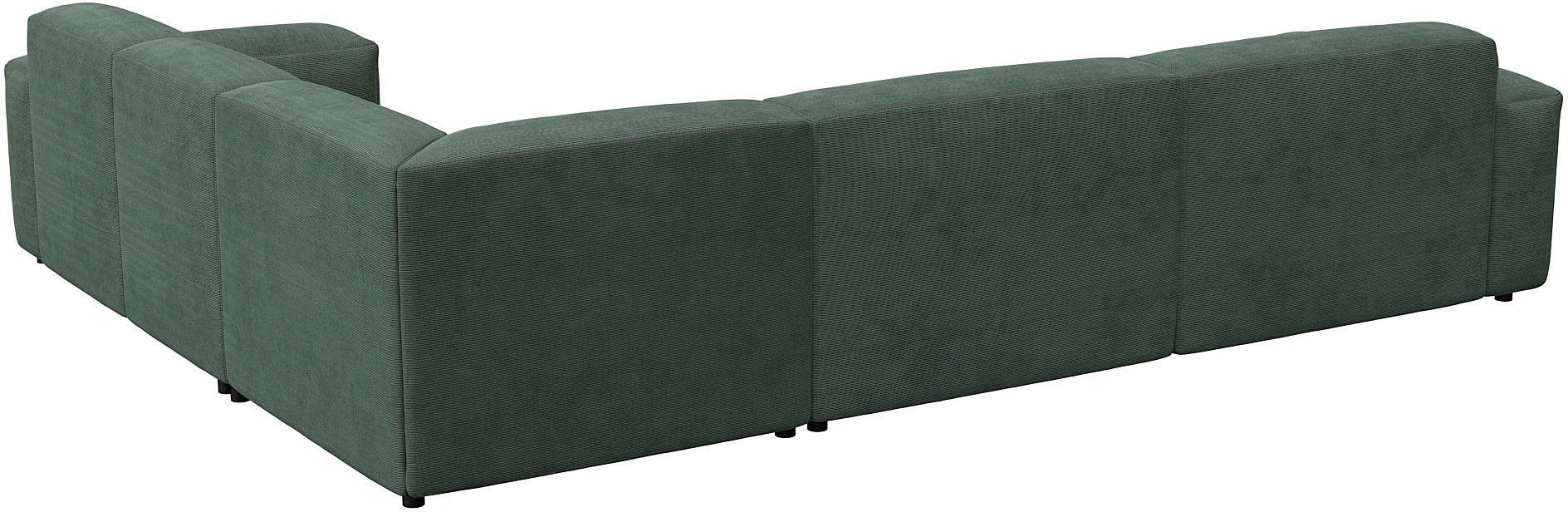 FLEXLUX Hoekbank Lucera, super comfortabel door hoogwaardige zitconstructie met koudschuim