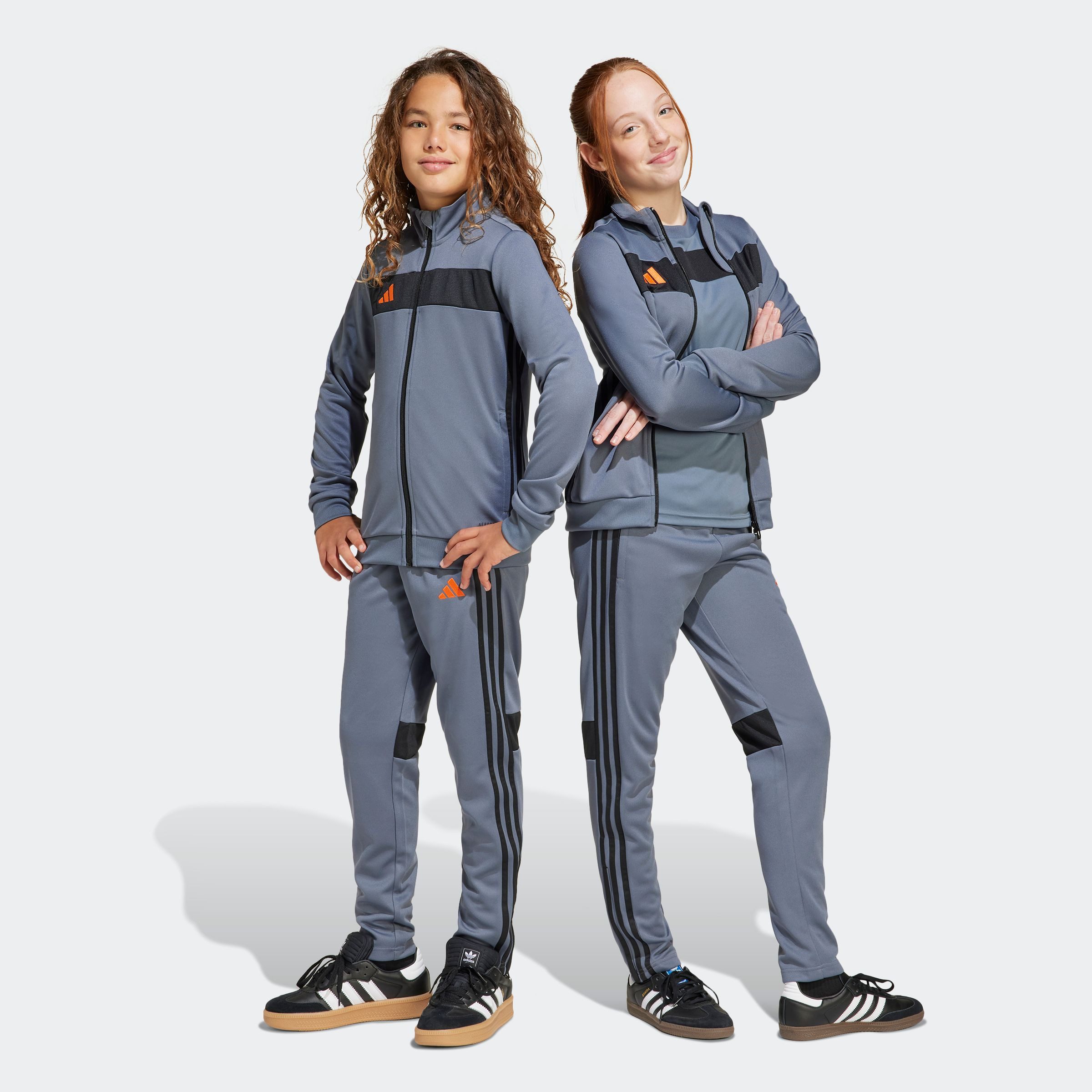 adidas Performance Trainingspak TIRO ES TS Y (2-delig) kinderen trainingspakken maat 176 grijs