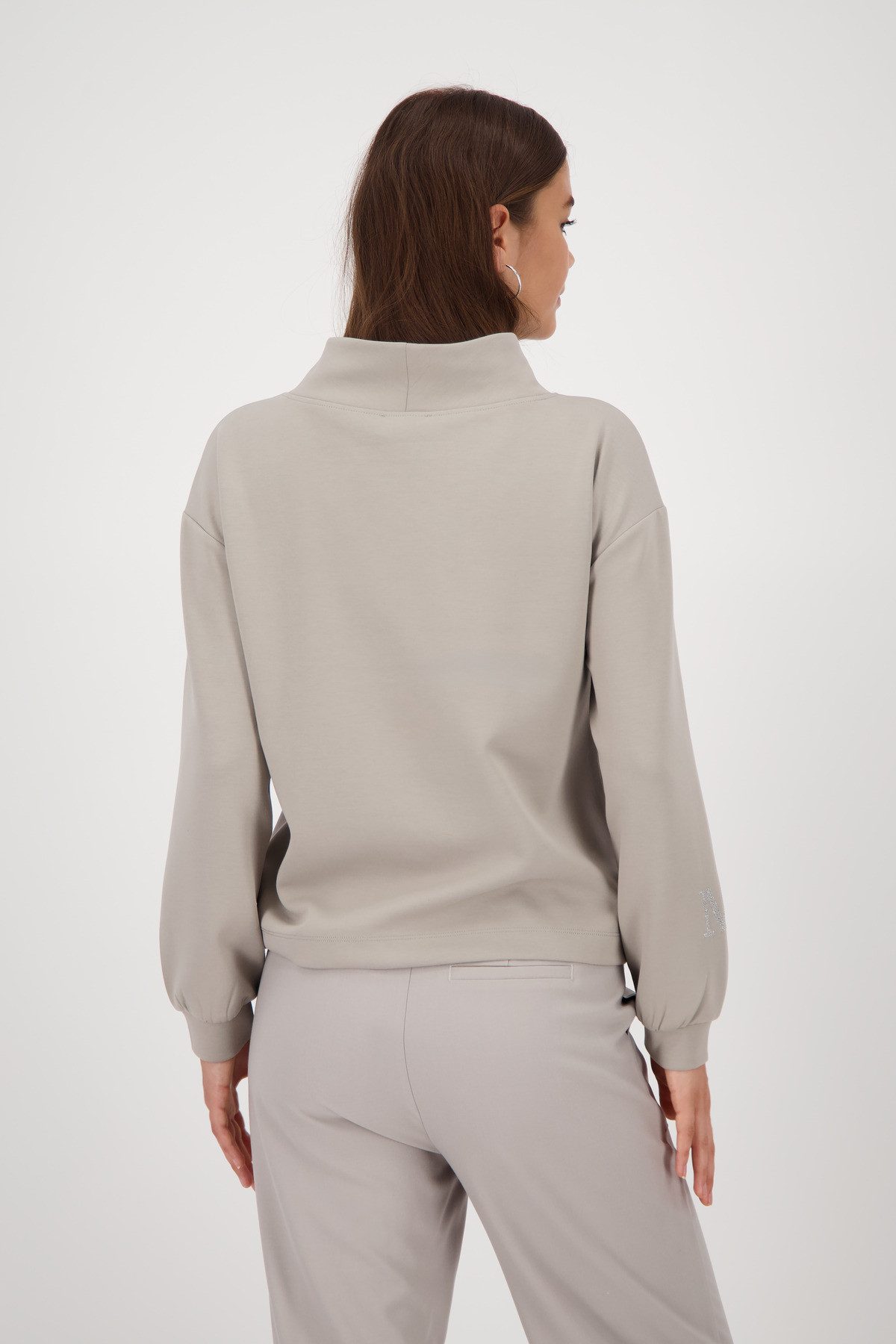 Monari Sweatshirt met sieraaddetail