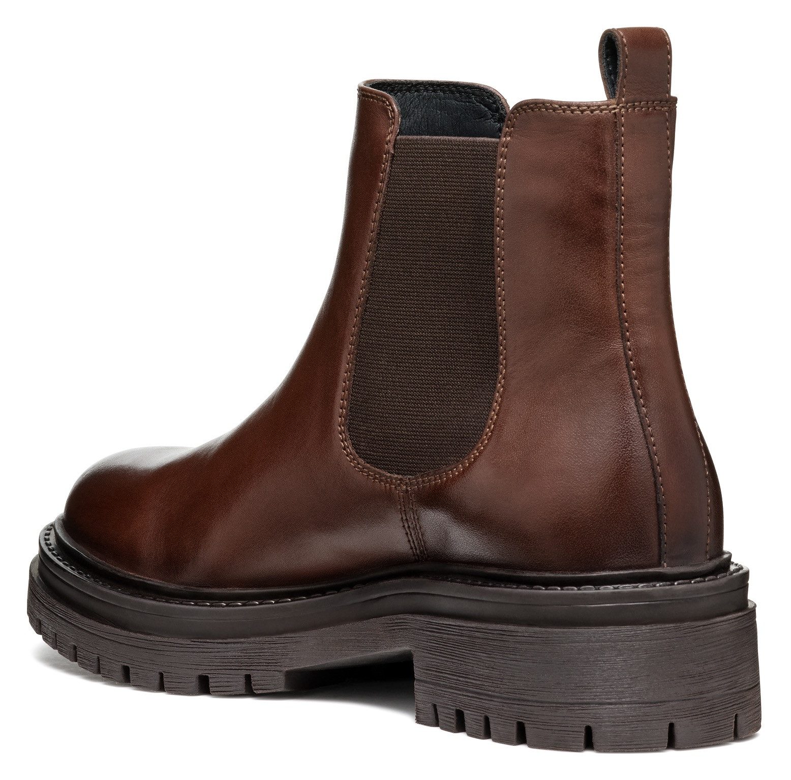 Geox Chelsea-boots D IRIDEA B Chunky laarzen, plateau enkellaars met modieuze blokhak